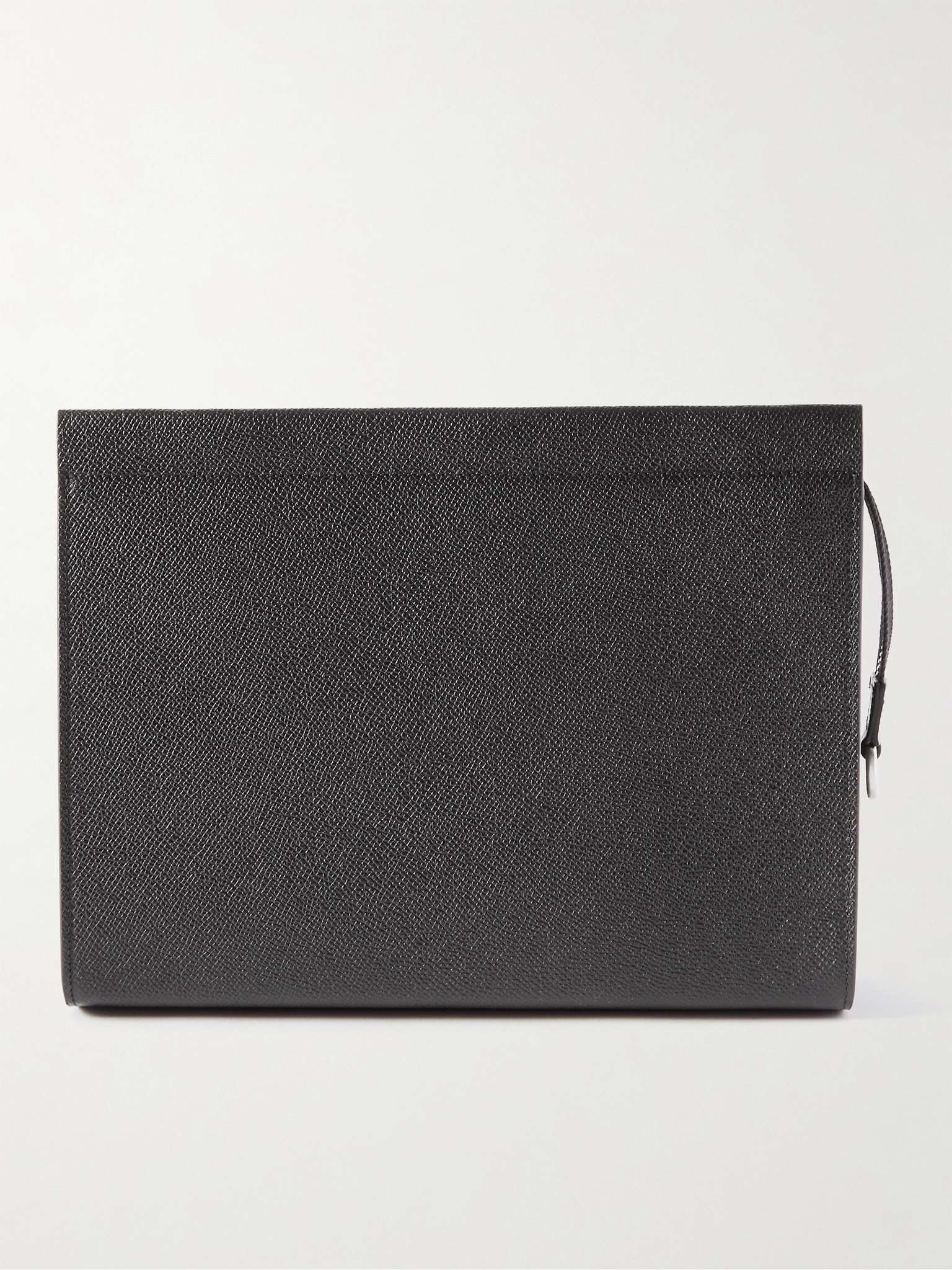 Pebble-Grain Leather Pouch - 1