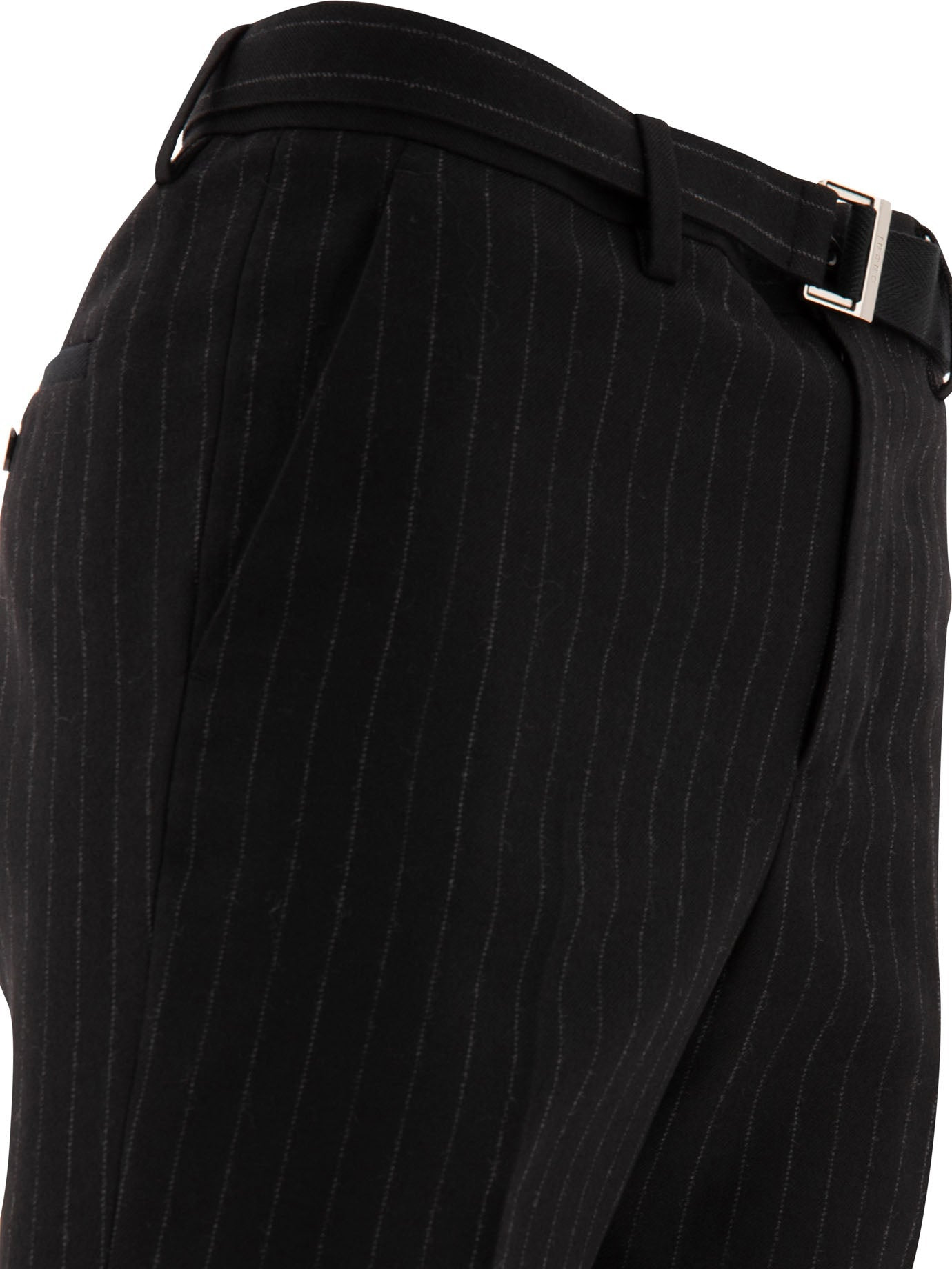 Sacai Men Pinstriped Trousers - 4
