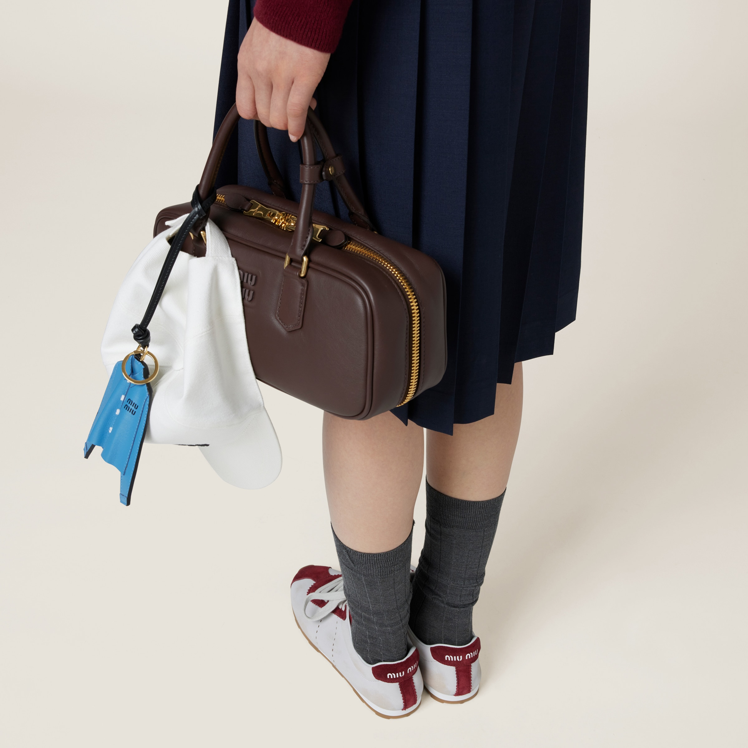 Plume nappa leather and suede sneakers - 6