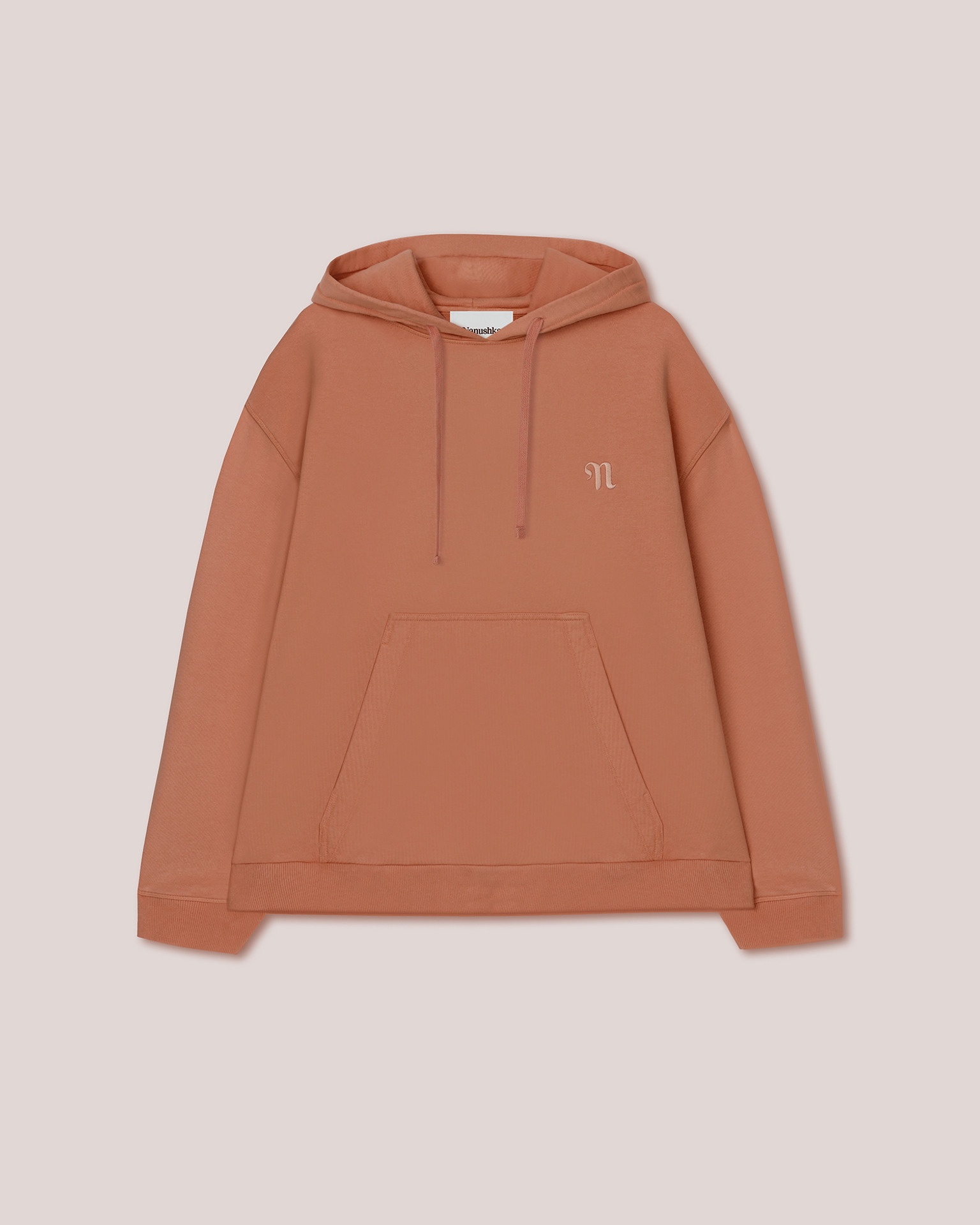 EVER - Organic cotton logo hoodie - Acacia - 1