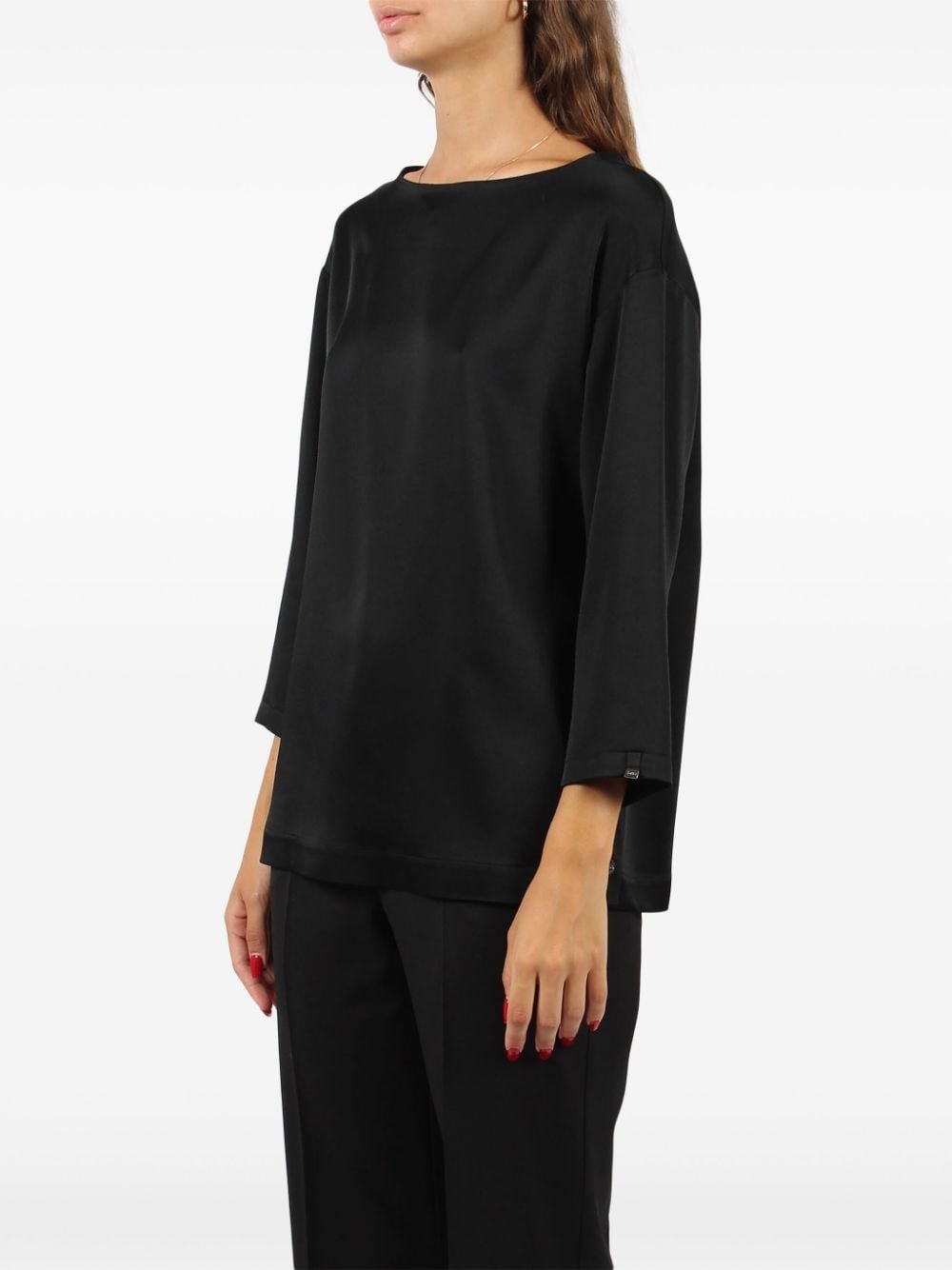 satin-weave top - 3
