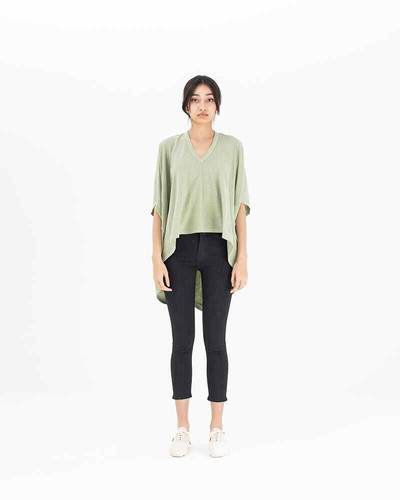 visvim RUANA TEE LT.GREEN outlook