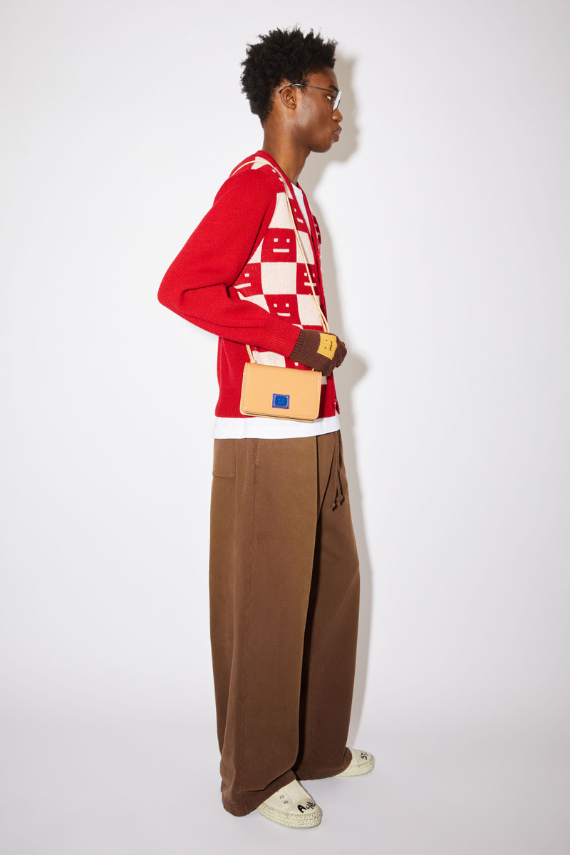 Mini crossbody Face bag - Beige 3