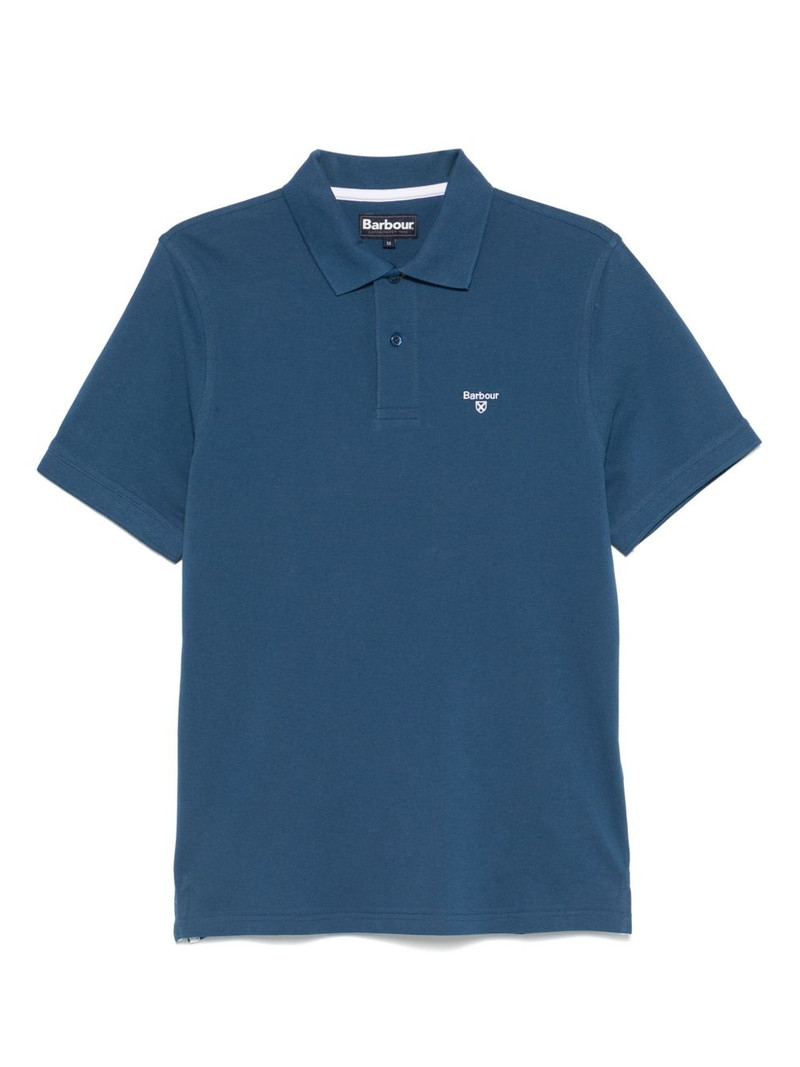 embroidered-logo polo shirt 1
