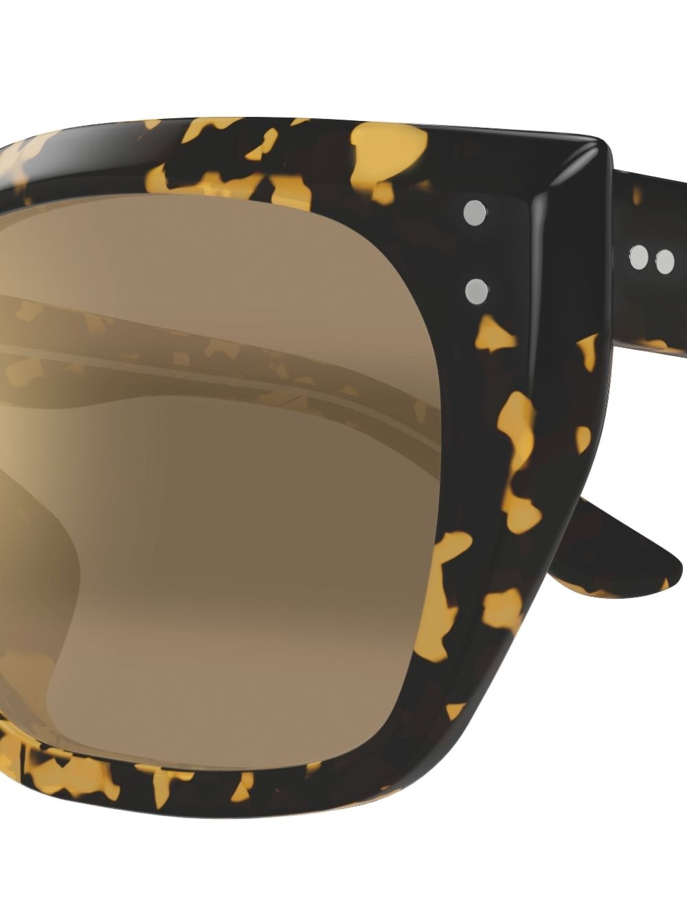 Aloha Lane tortoiseshell square sunglasses - 3