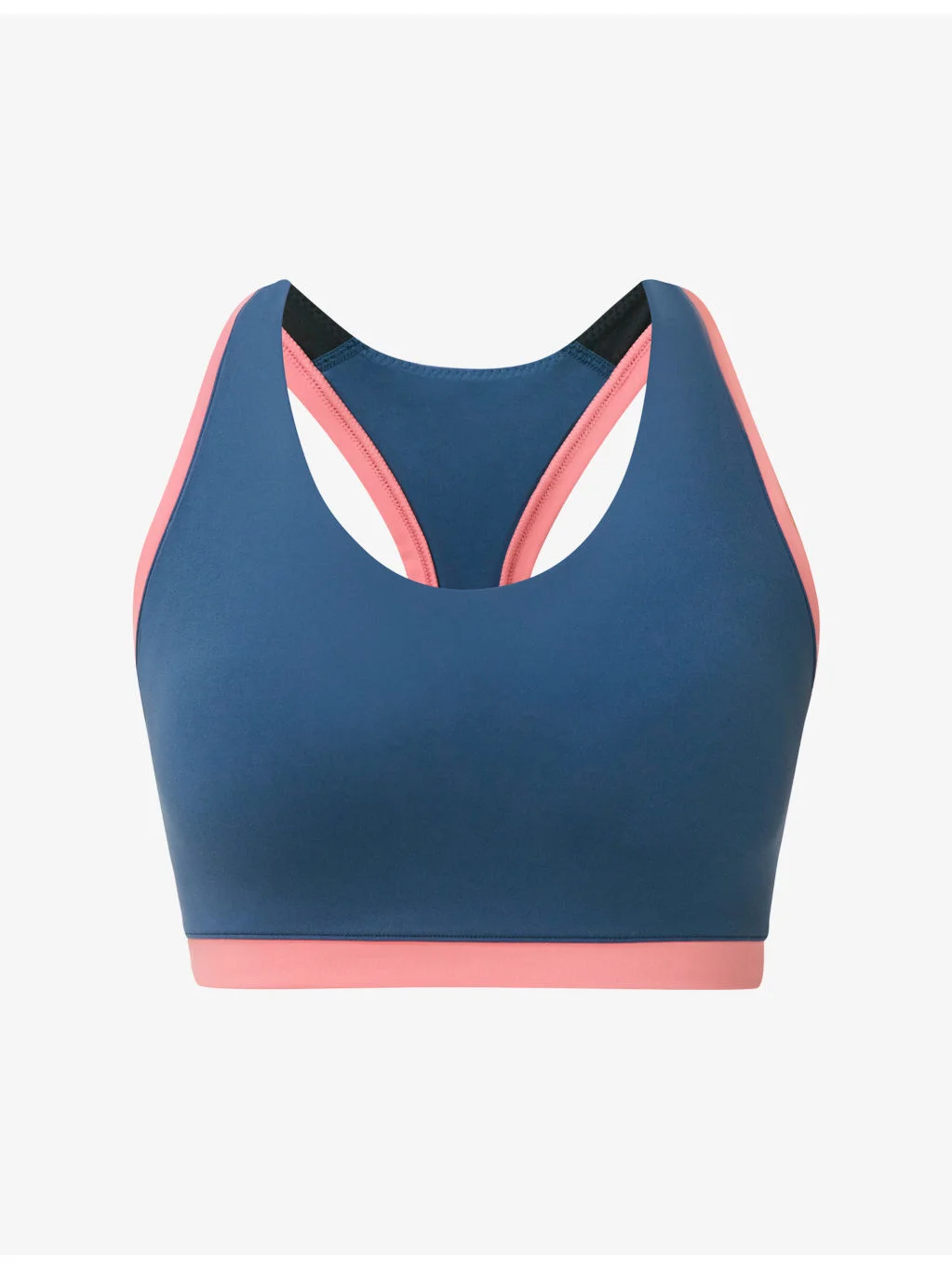 Power Colourblock Racer Sports Bra - 1