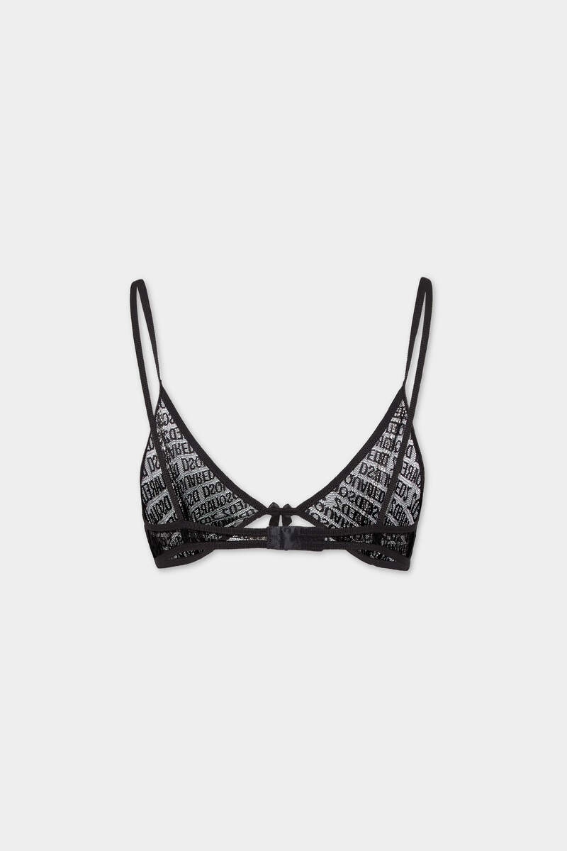 ALLOVER LOGO TRIANGLE BRA - 2