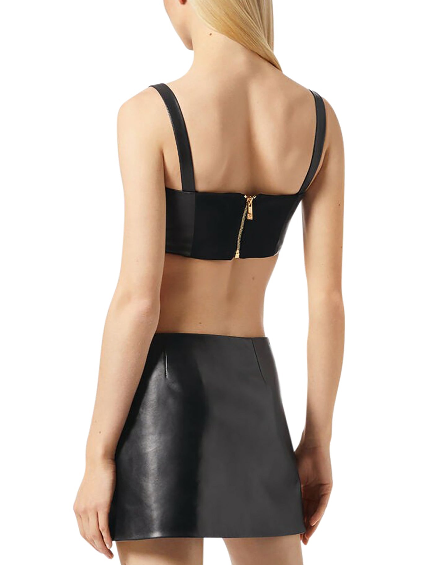 VERSACE MEDUSA `95 LEATHER CORSET TOP | suitnegozi | REVERSIBLE