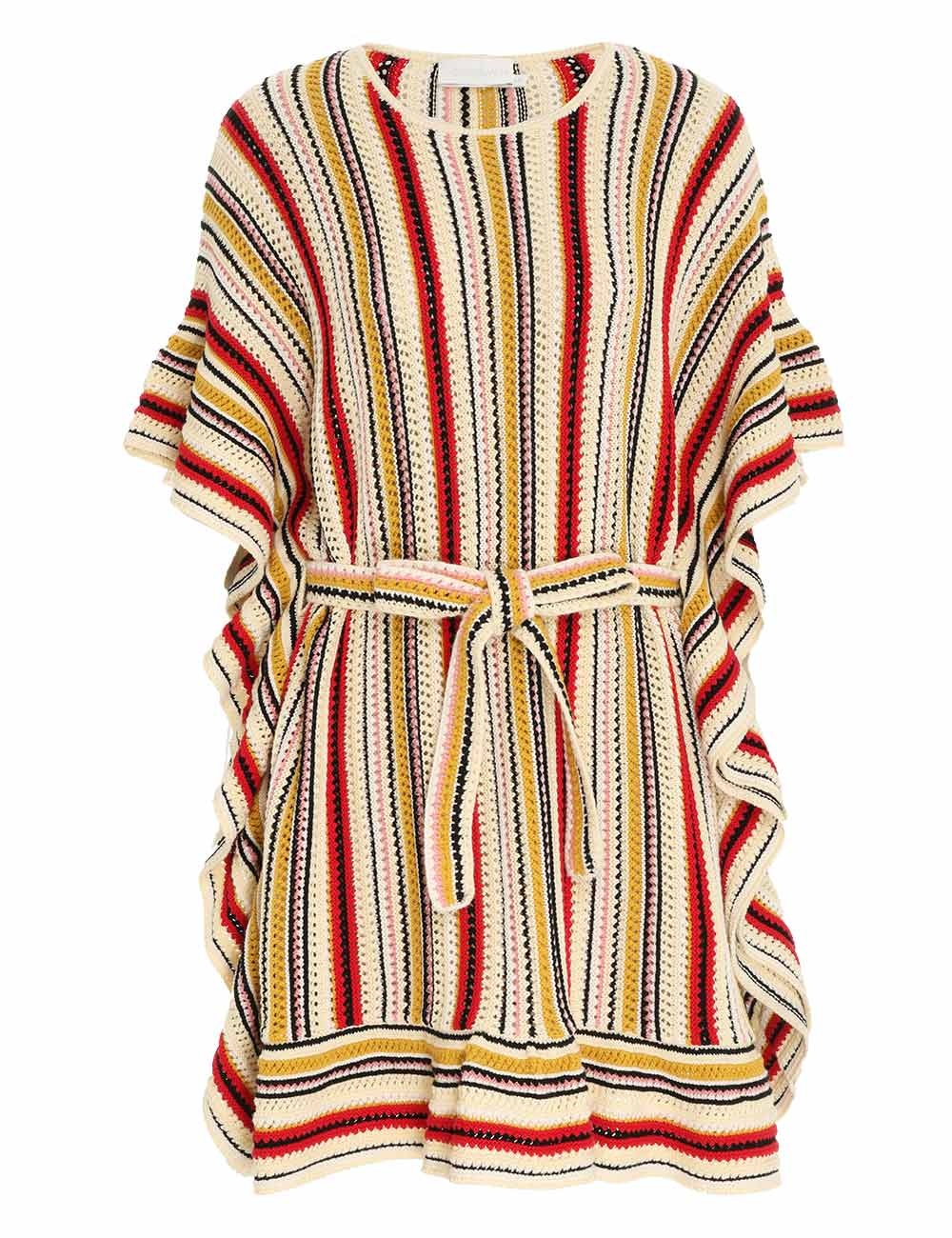 VITALI MULTI STRIPE PONCHO - 1