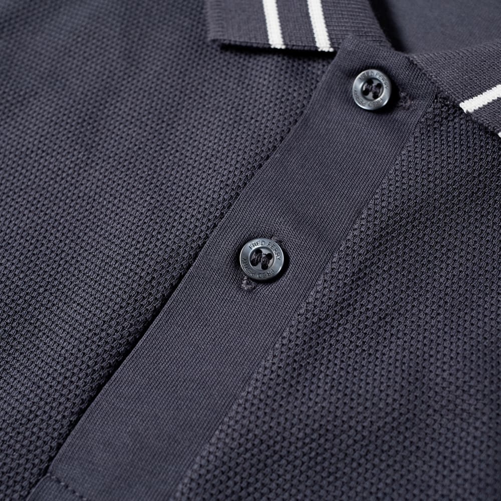 Fred Perry Textured Panel Polo Shirt - 3