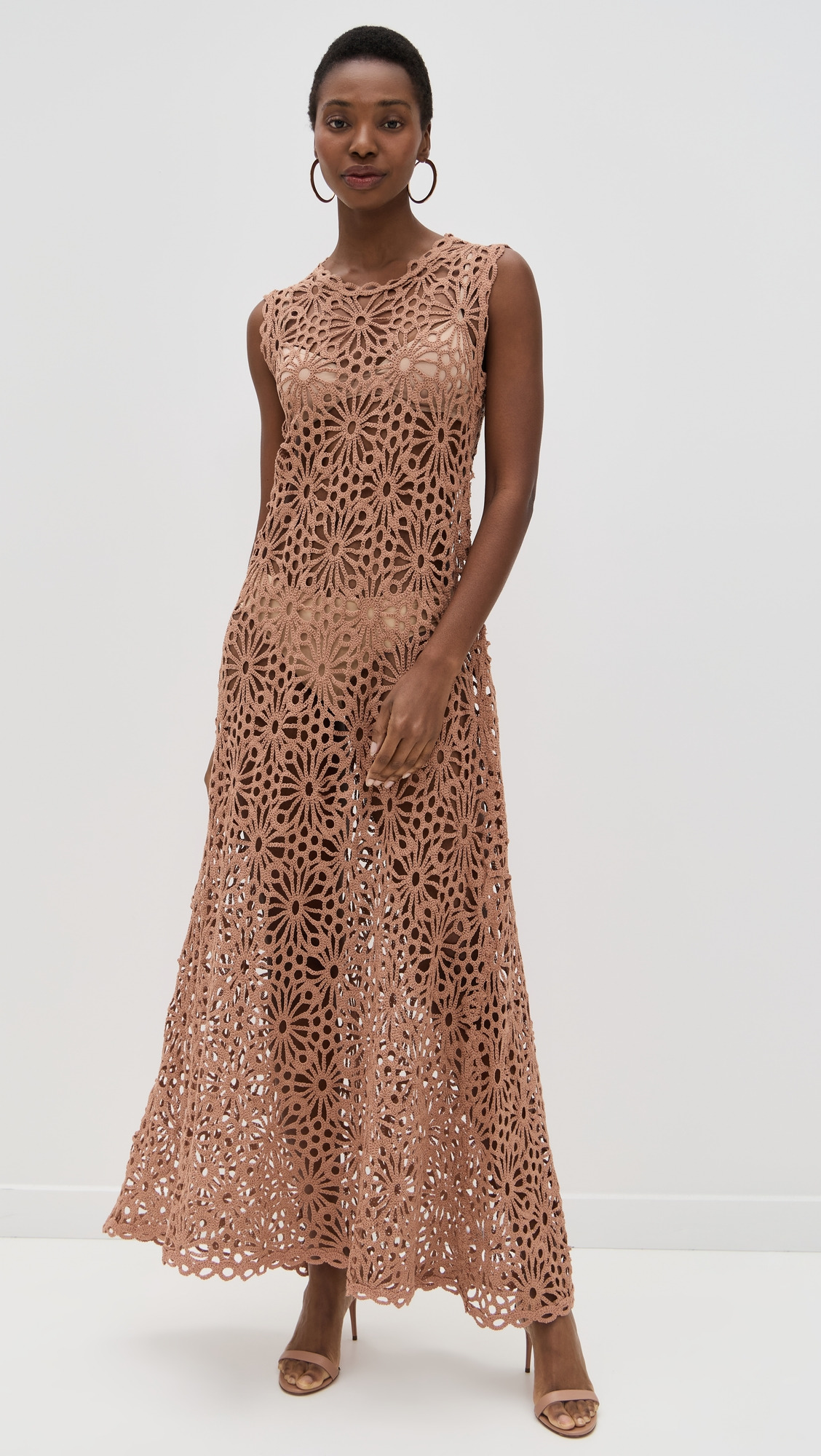 Sleeveless Swing Maxi Dress - 7