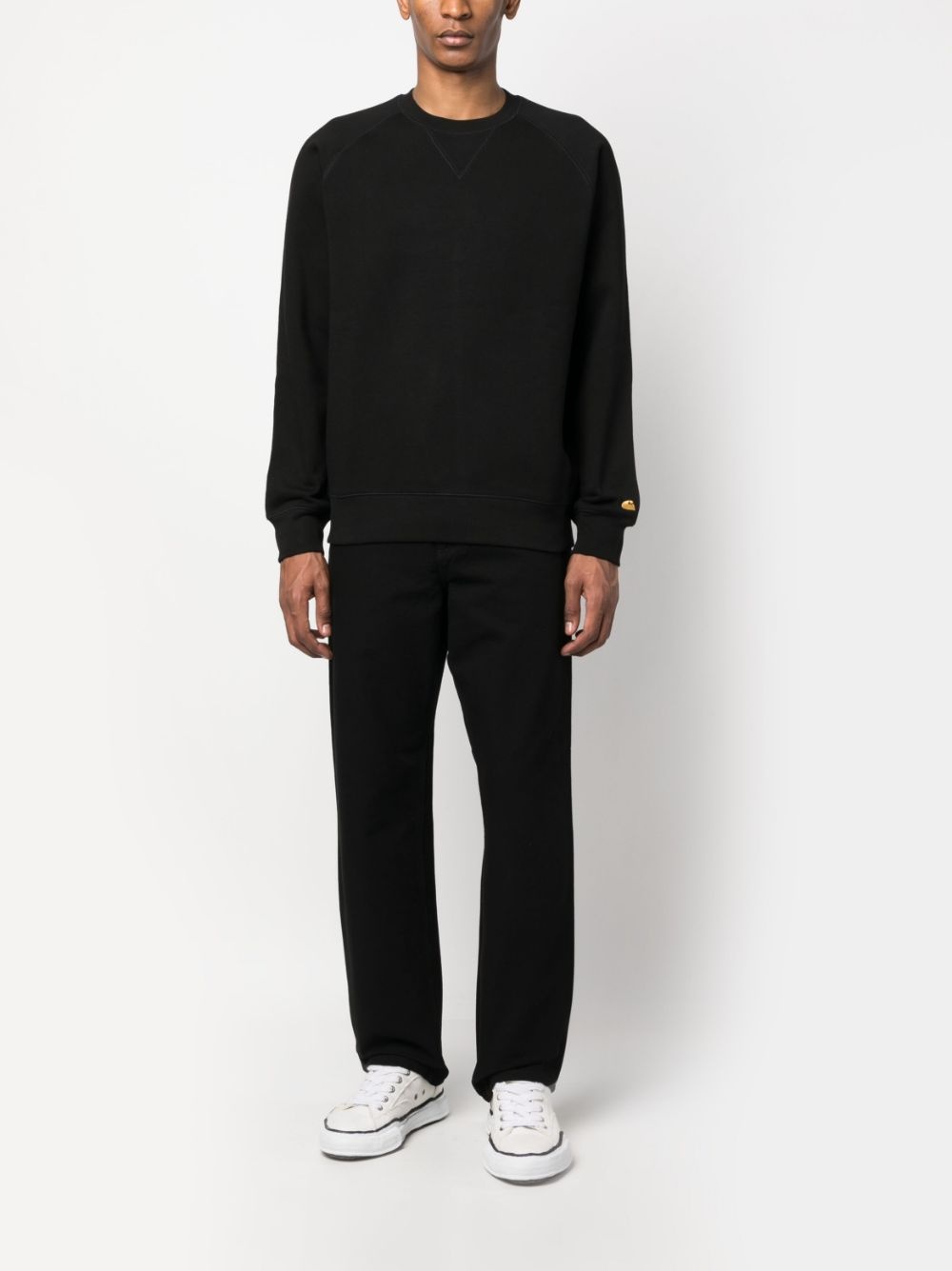 Single Knee straight-leg trousers - 2