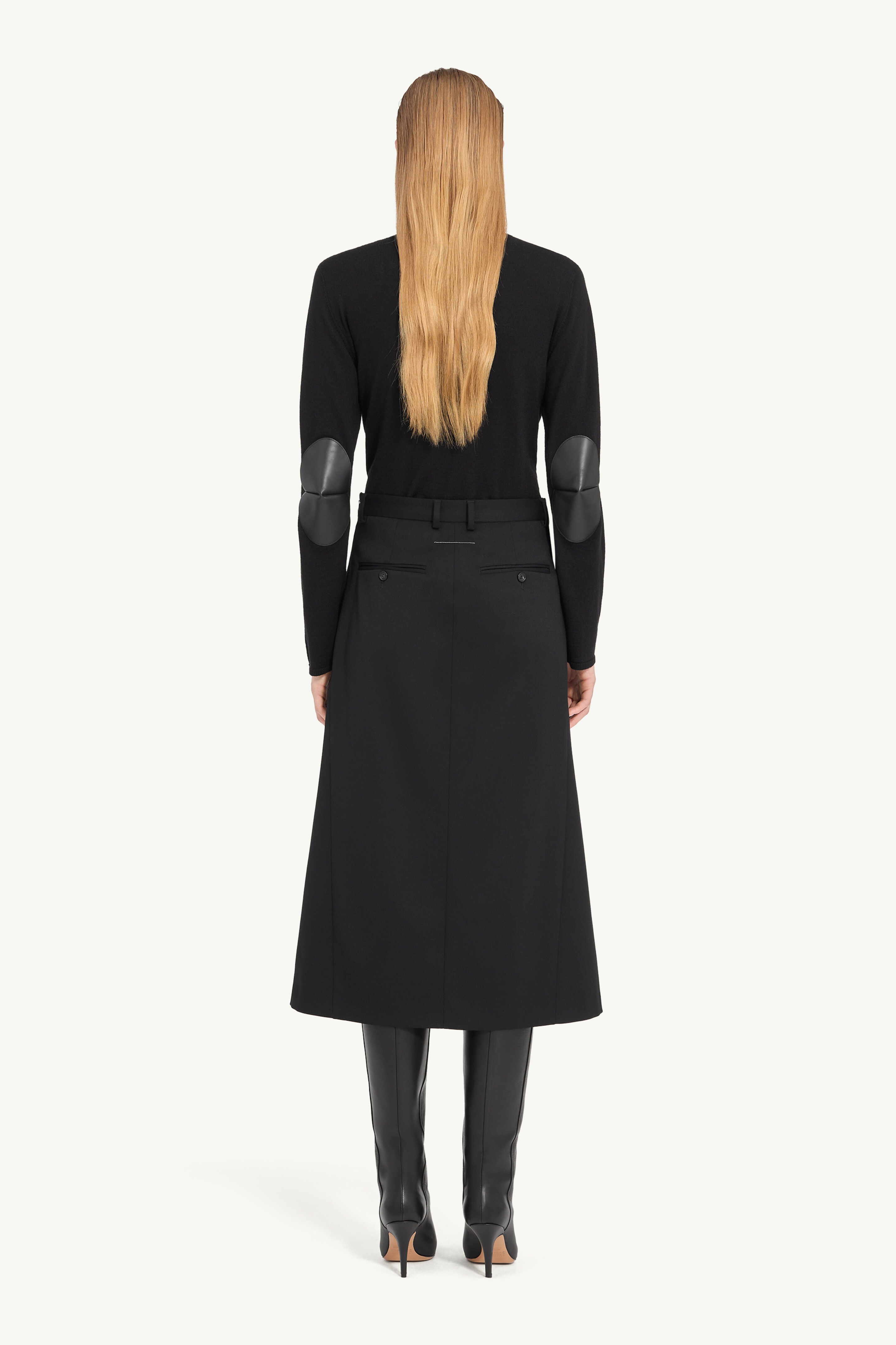 Tailored midi skirt - 4