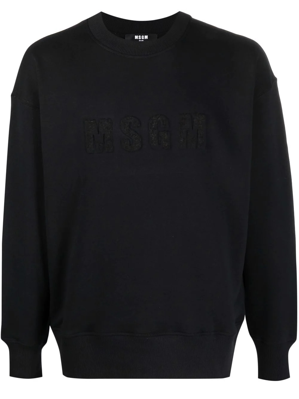 embossed-logo sweatshirt - 1