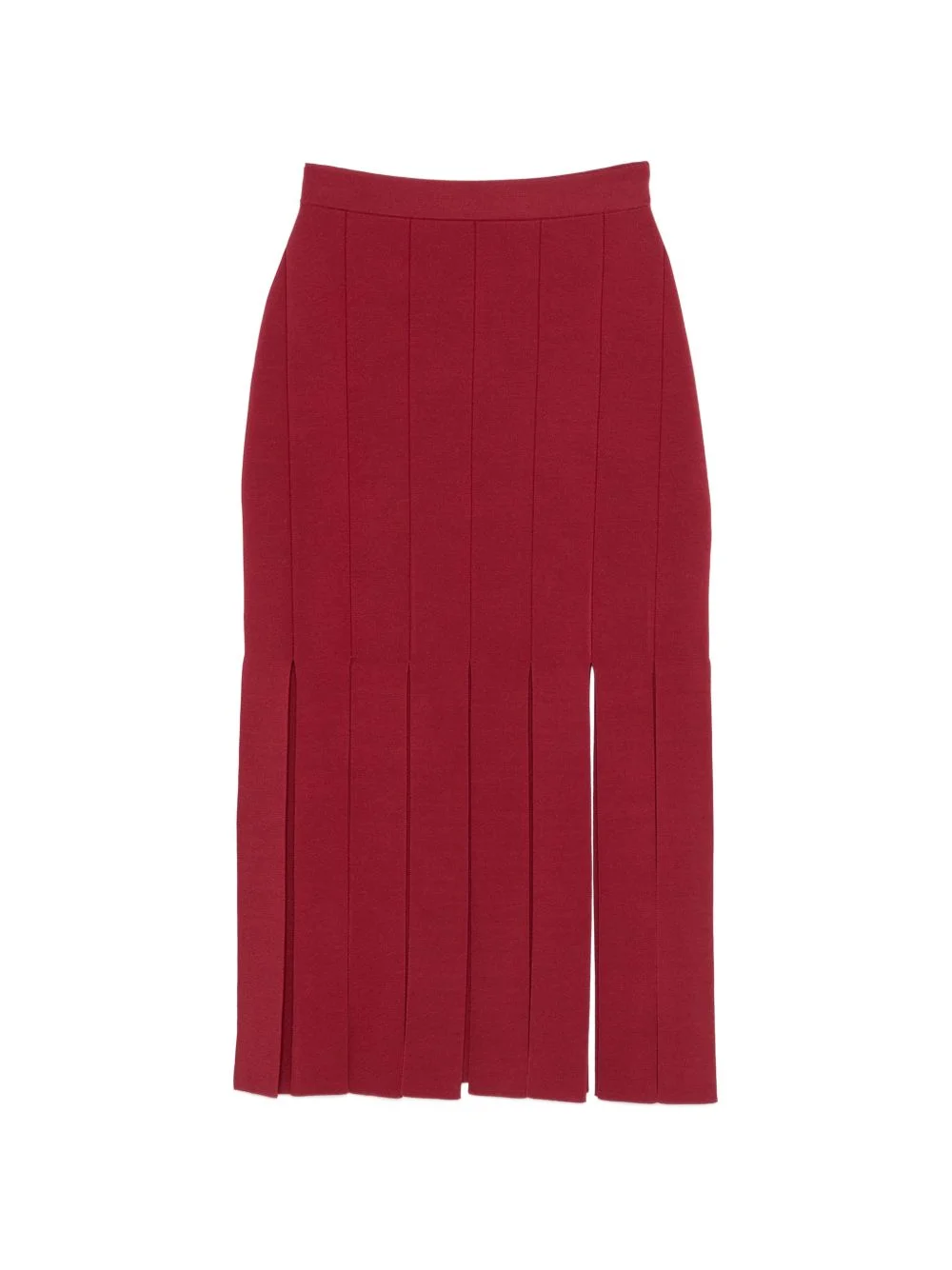 Lagny slit-detail midi skirt - 1