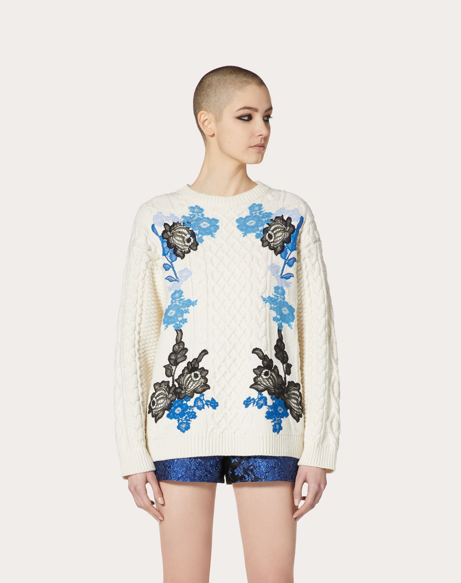 Embroidered Cashmere Wool Sweater - 3