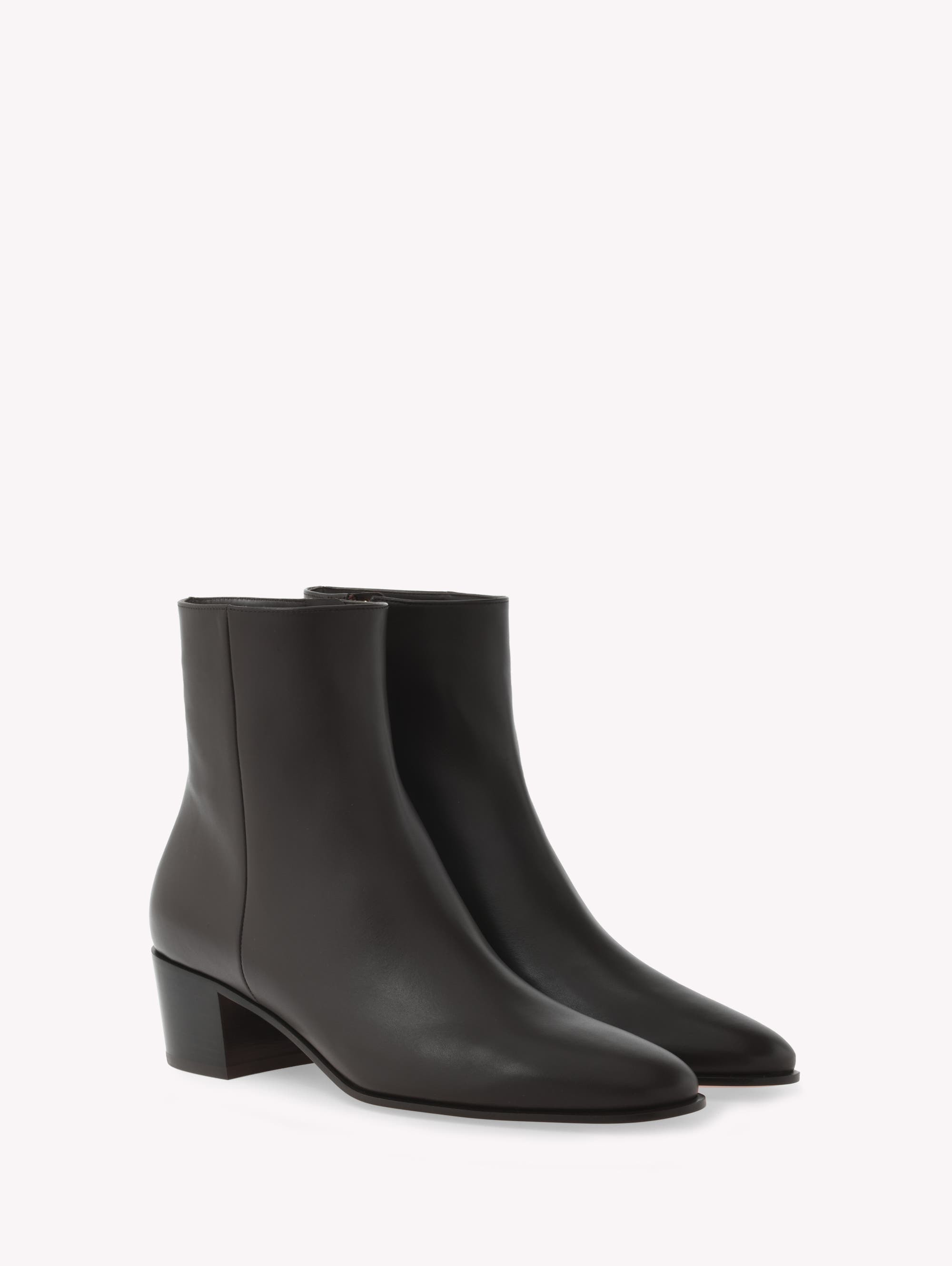 Gianvito Rossi Spencer Booties in Brown Calf at Nordstrom - 2