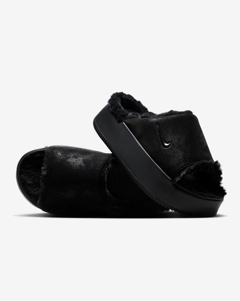 Nike Calm Elevation Fur Women's Slides 1