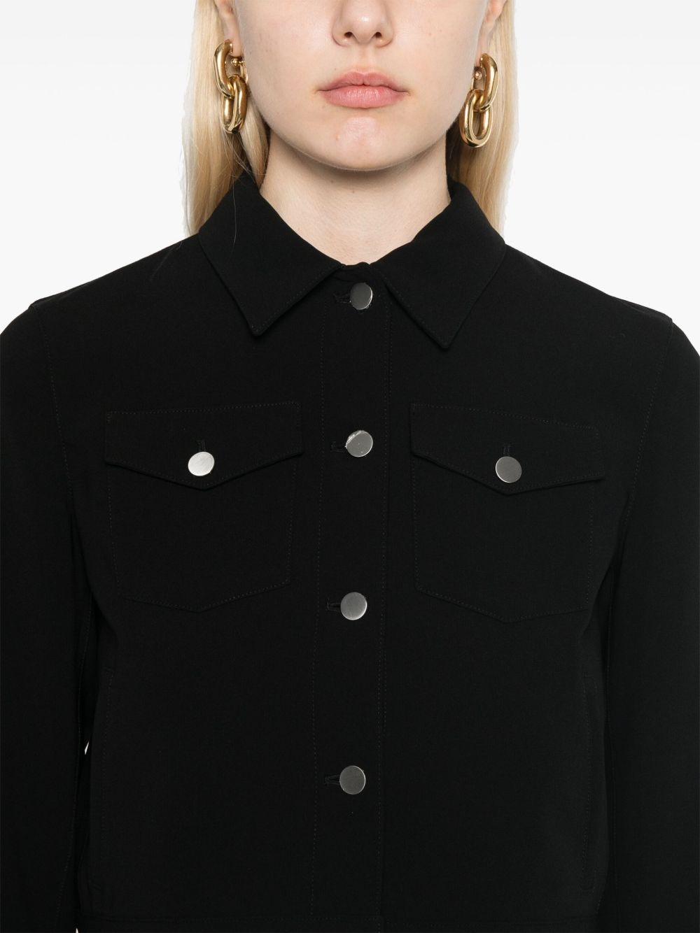 crepe jacket - 5