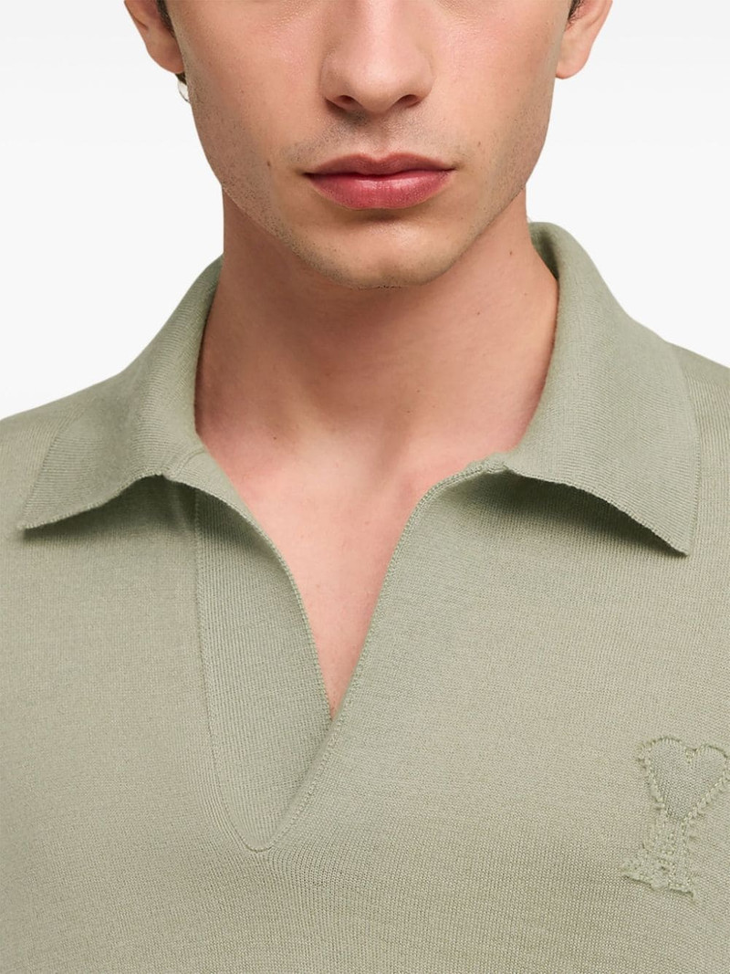 Ami de Coeur knitted polo shirt 6