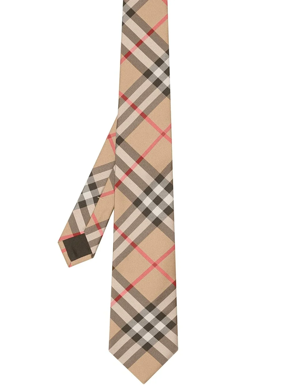 Modern Cut Vintage Check Silk Tie - 1