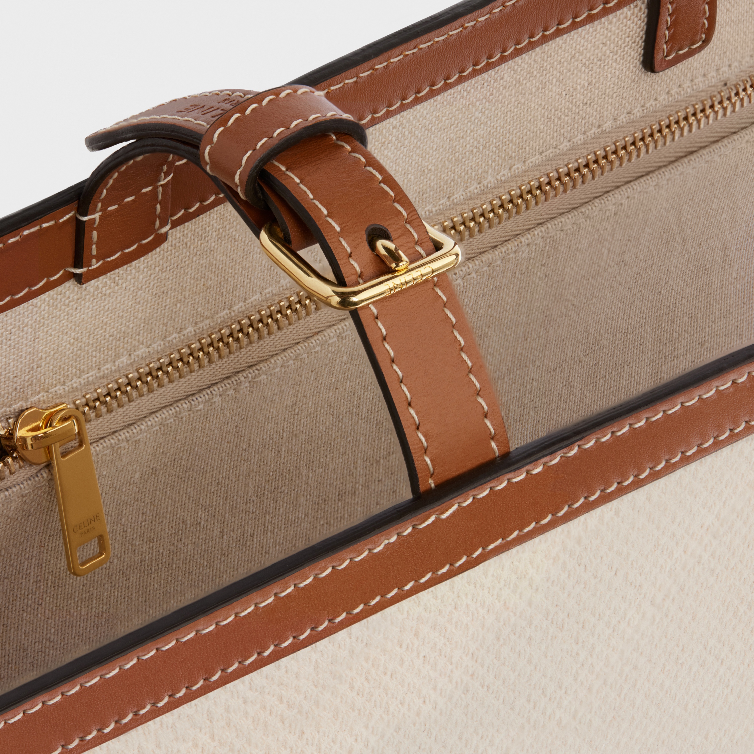 CELINE TOWEL CARRIER IN “ST TROPEZ” PRINT AND CALFSKIN - 7
