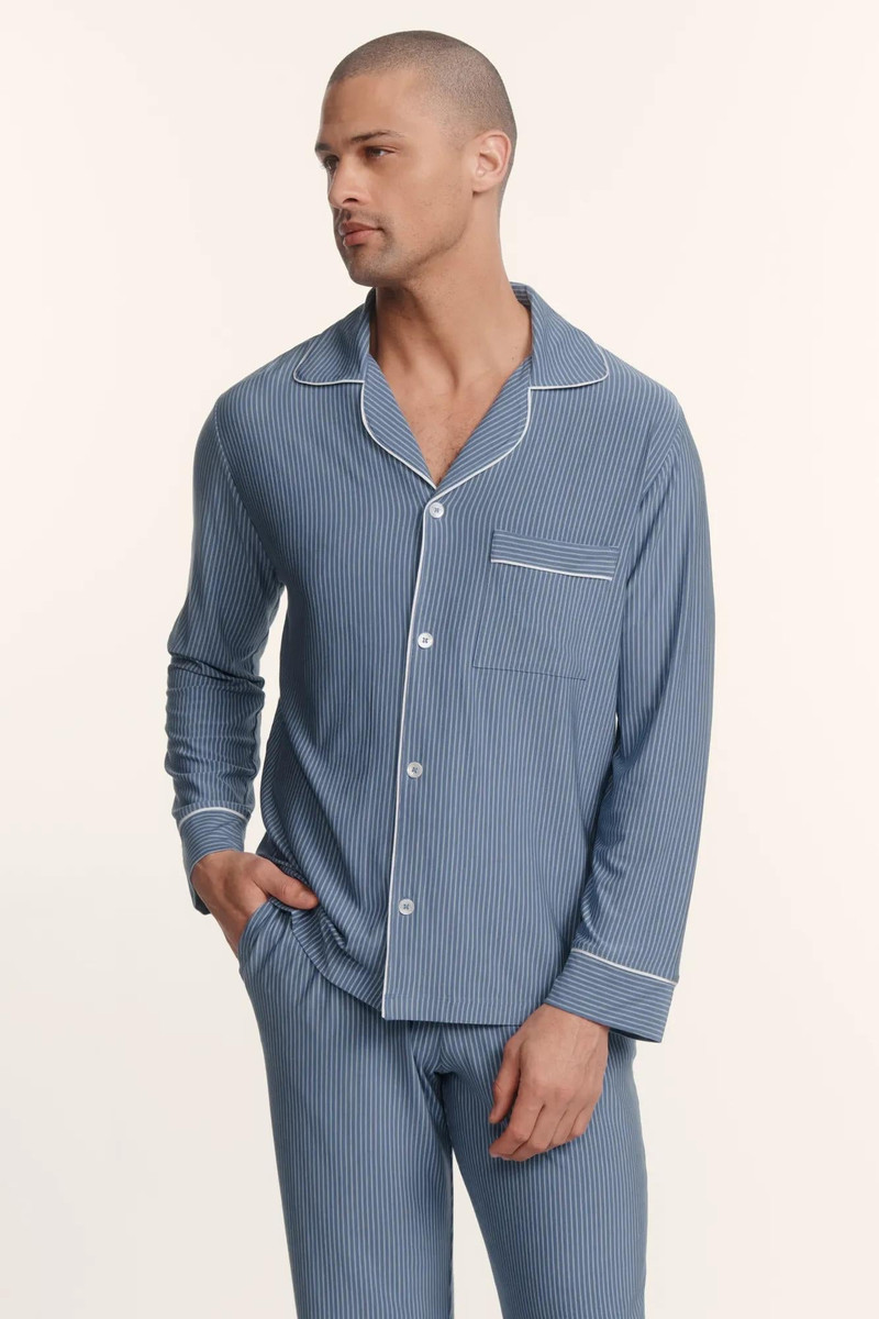 eberjey William Printed TENCEL™ Modal Long PJ Set outlook