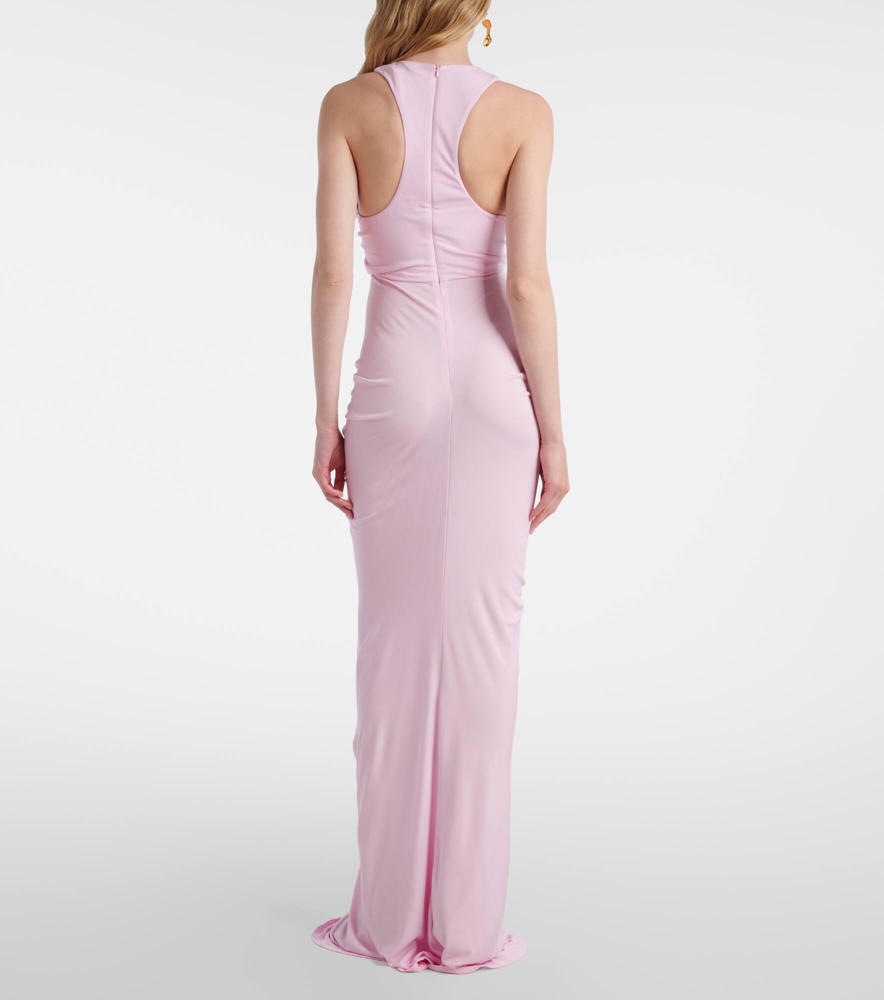 Vivenda draped jersey maxi dress - 3