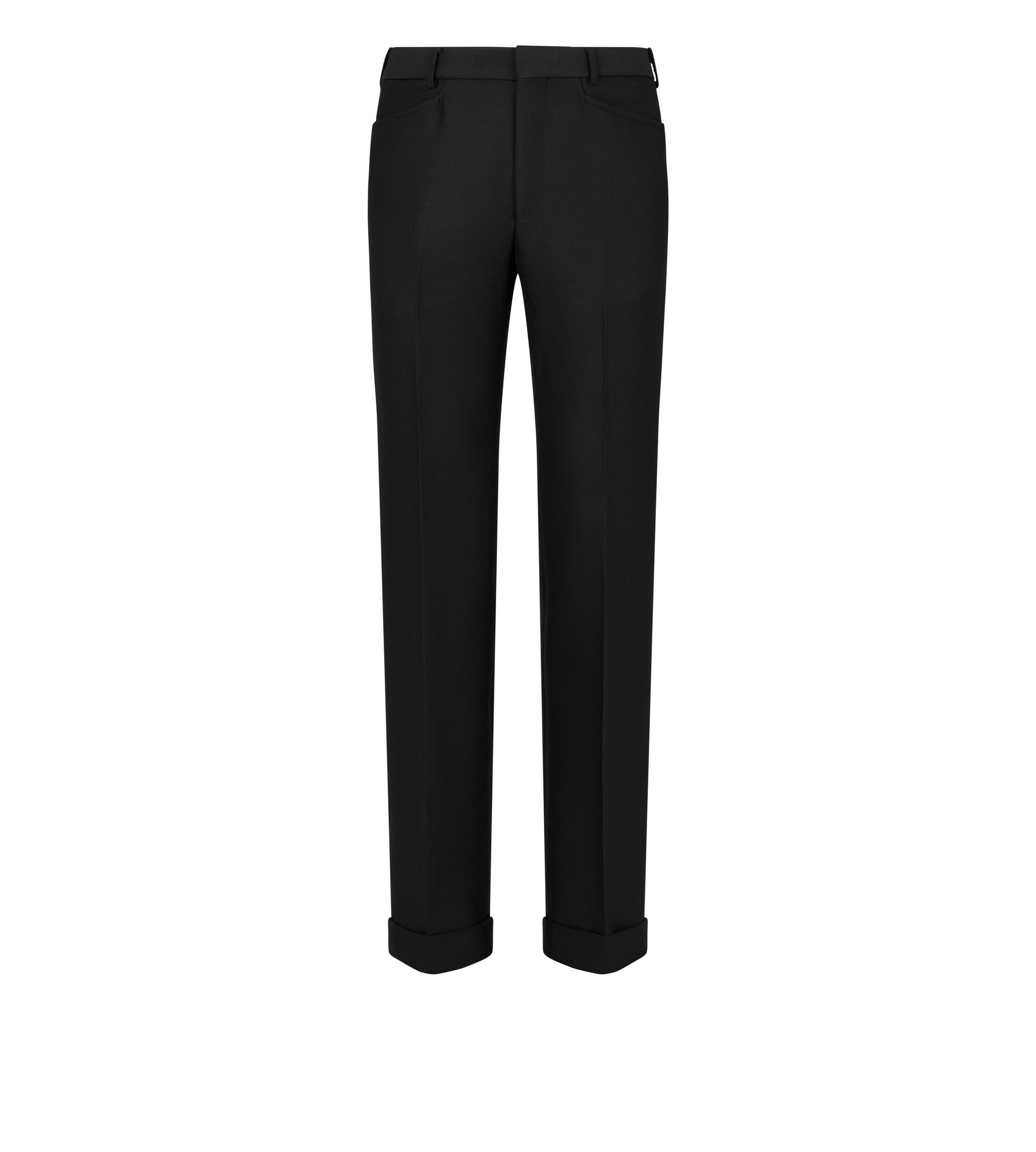 TECHNO GABARDINE ATTICUS WESTERN POCKET TROUSER - 1