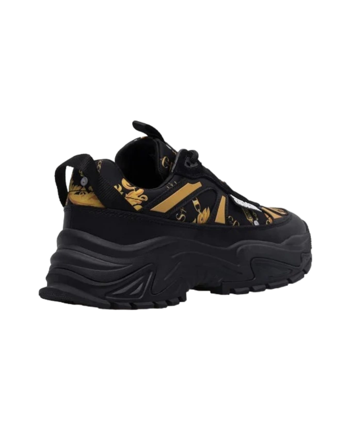 Versace Jeans Couture Sneakers Black And Gold - 2
