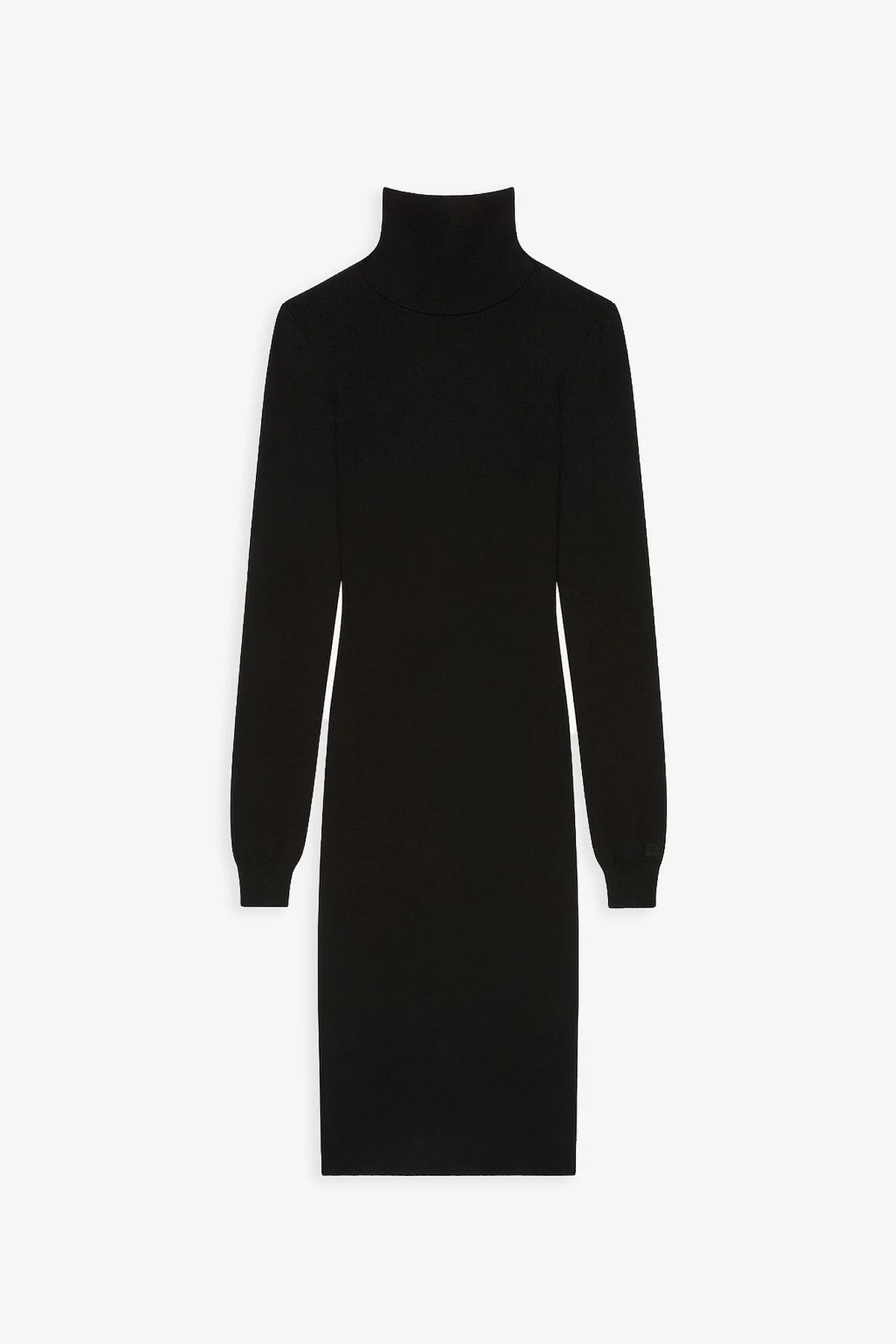 Open back black dress - 1