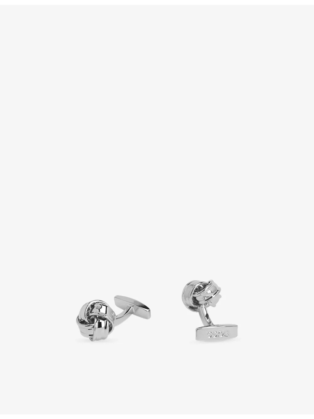 Knot-Shaped Brass Cufflinks - 1