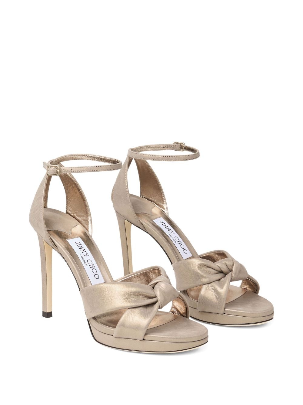 85mm Rosie knotted ankle-strap sandals - 2