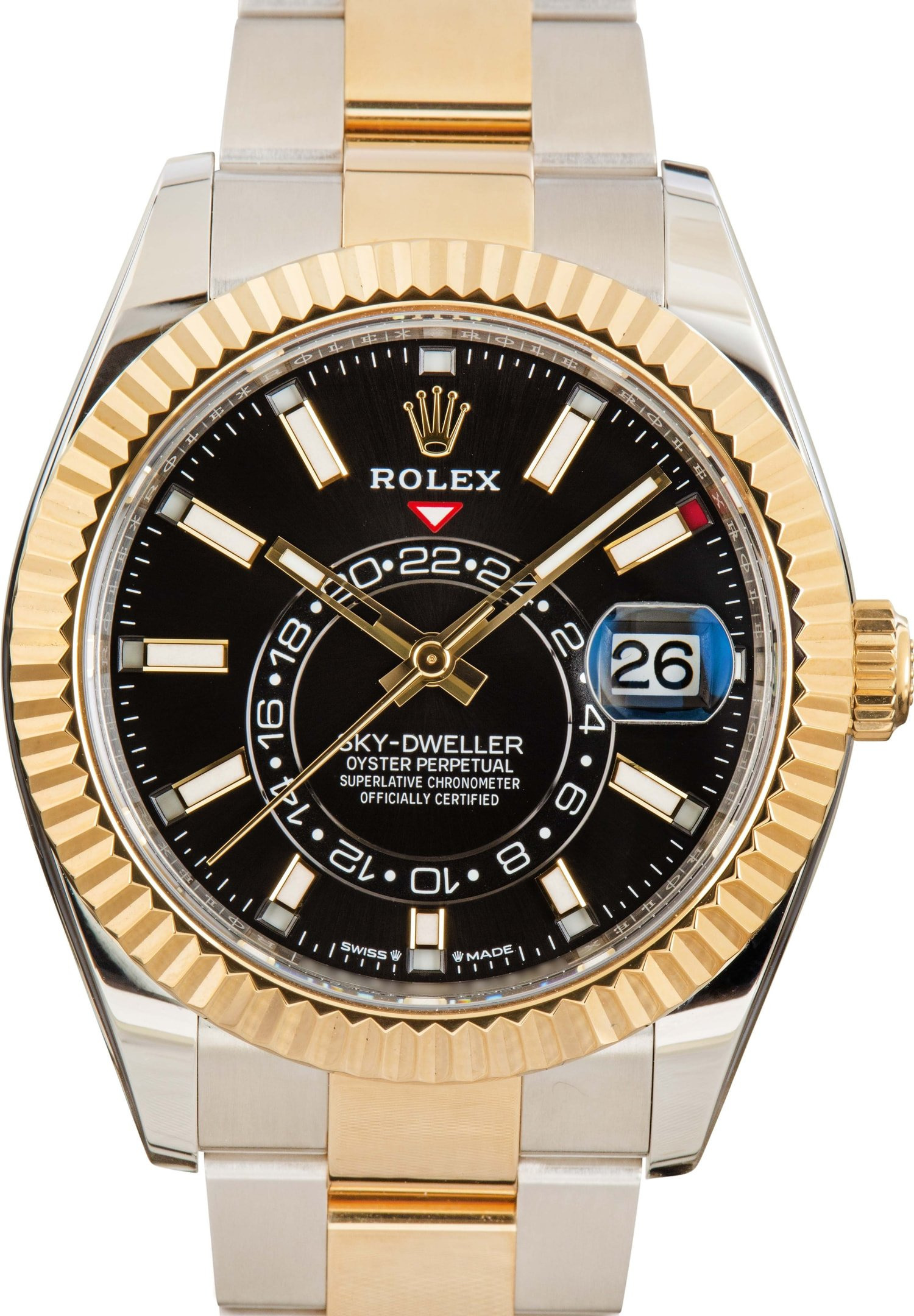 Pre-owned Rolex Sky-Dweller Ref 336933 Black Dial - 1