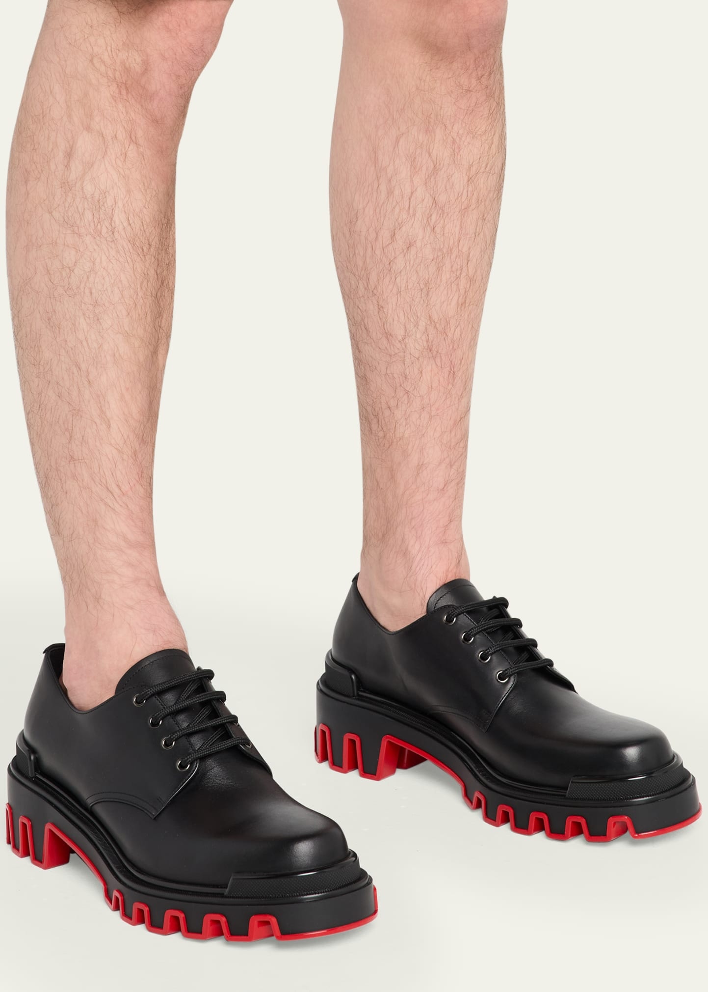 Men's Trott Dune Leather Derby Shoes - 2