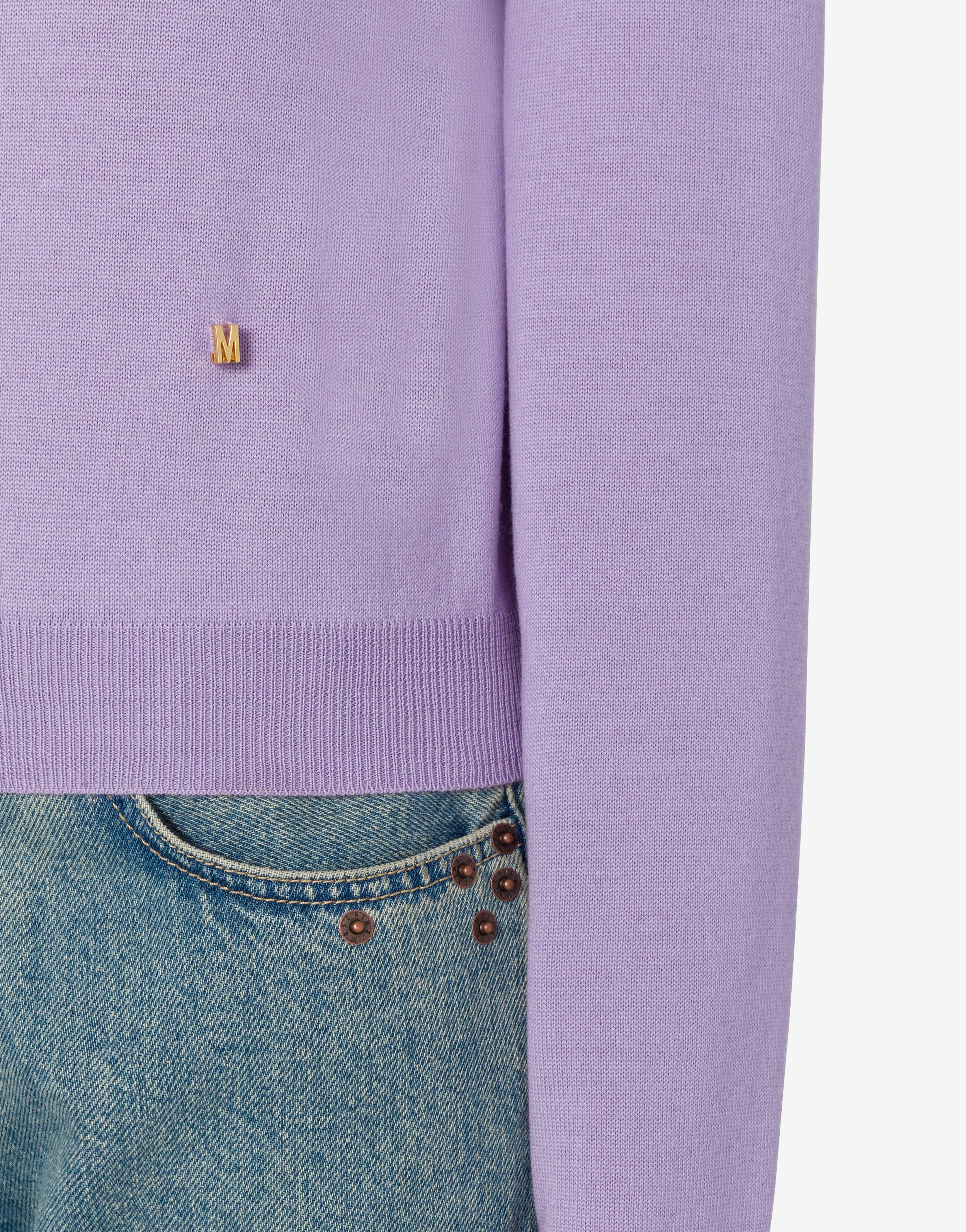 CARDIGAN IN WOOL GOLDEN M - 4