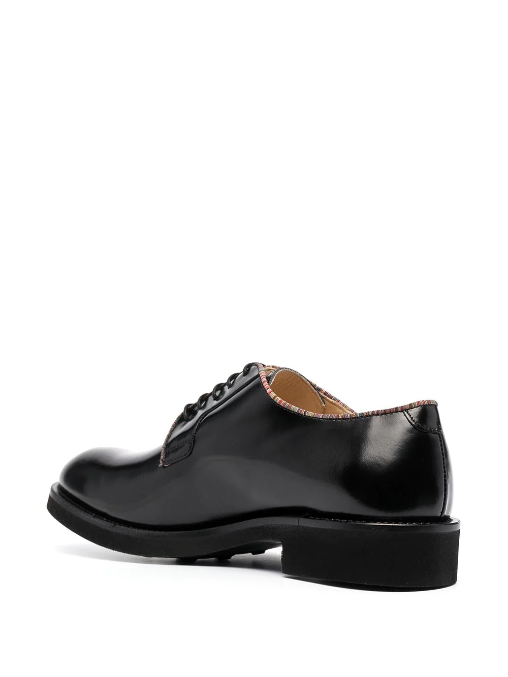 contrast-trim derby shoes - 3