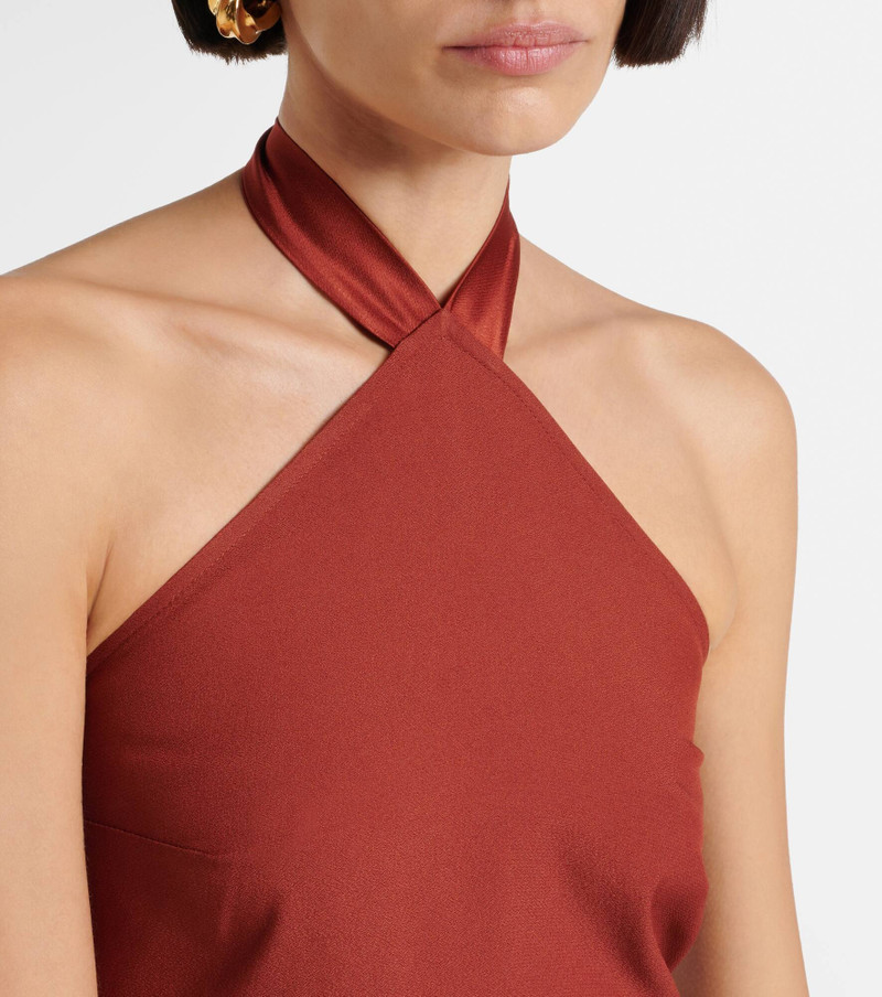 Nina crêpe cady maxi dress 4