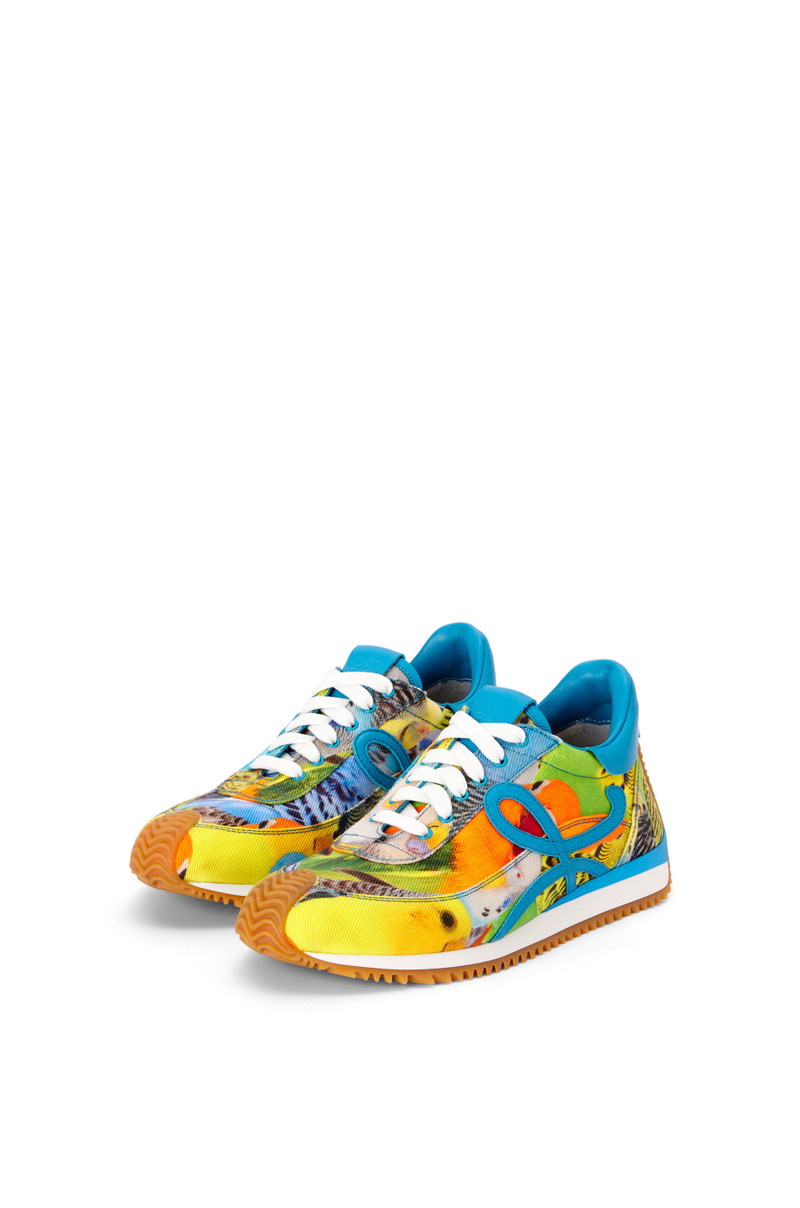 Loewe Flow runner in printed canvas outlook