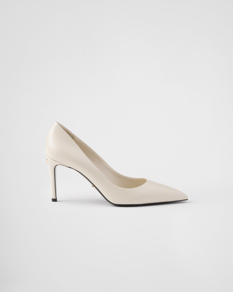 Prada Patent Saffiano leather pumps outlook
