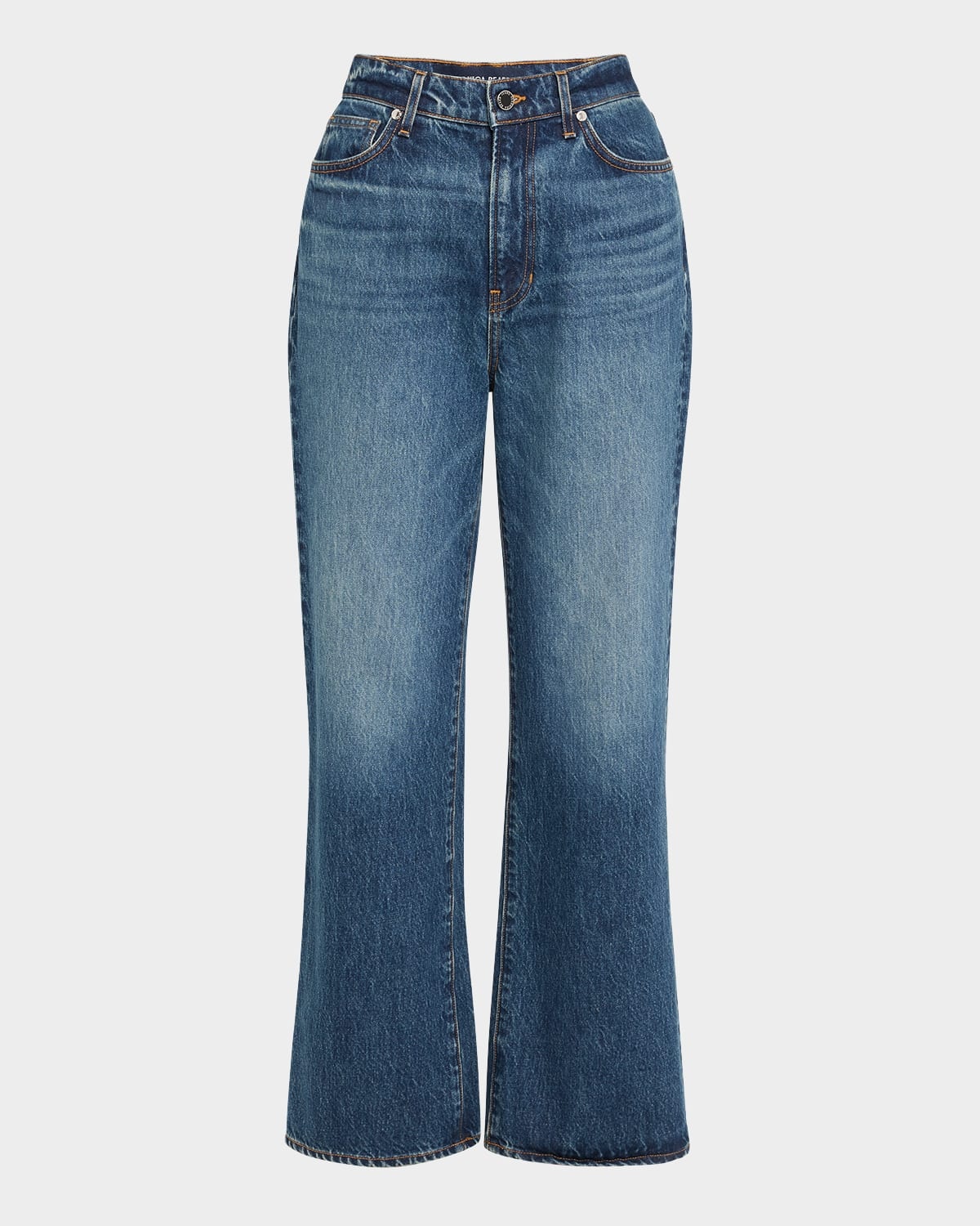 Dylan High-Rise Straight Ankle Jeans - 1