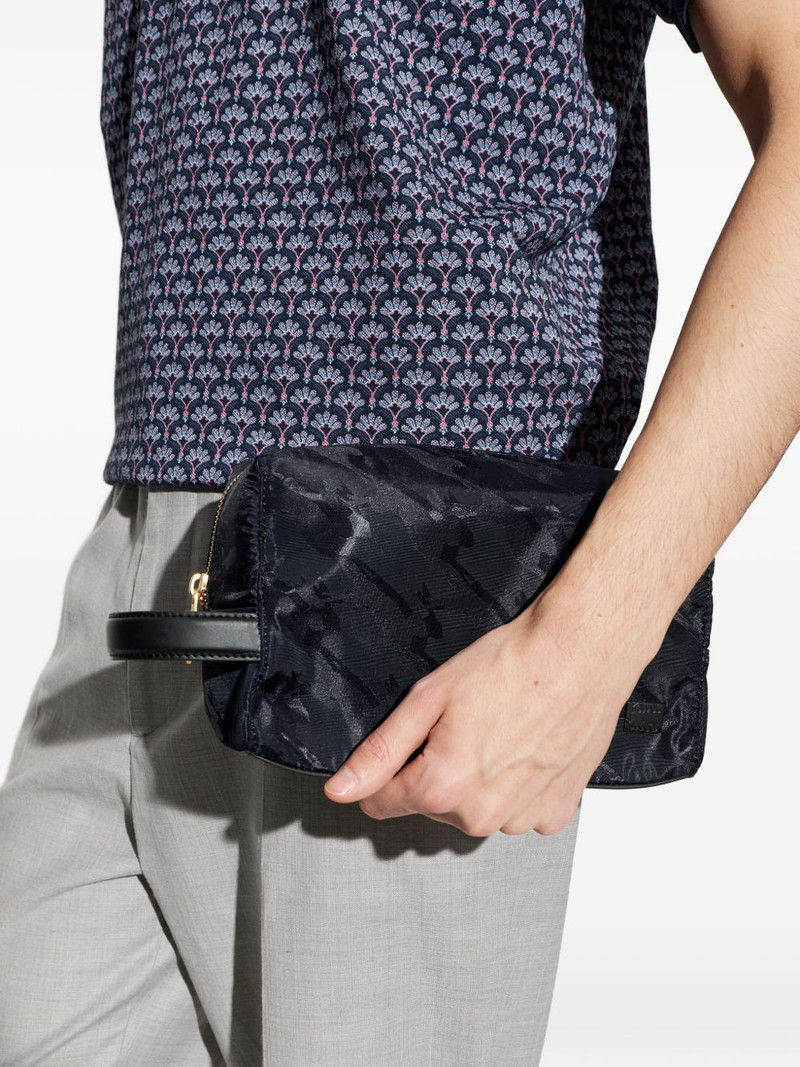 Paul Smith logo-pattern wash bag outlook