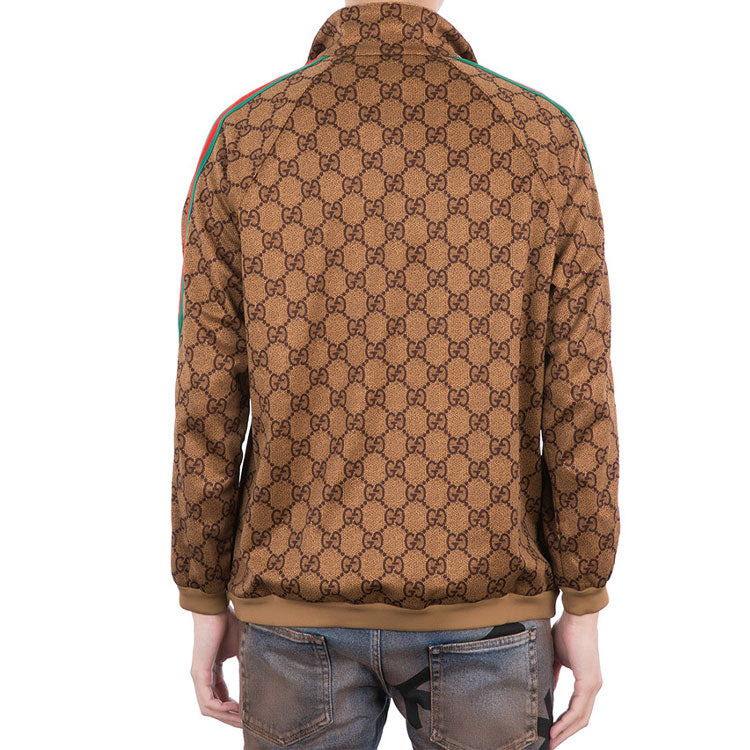 Gucci GG Plain Knit Jacket For Men Brown 523488-X9V34-2035 - 6