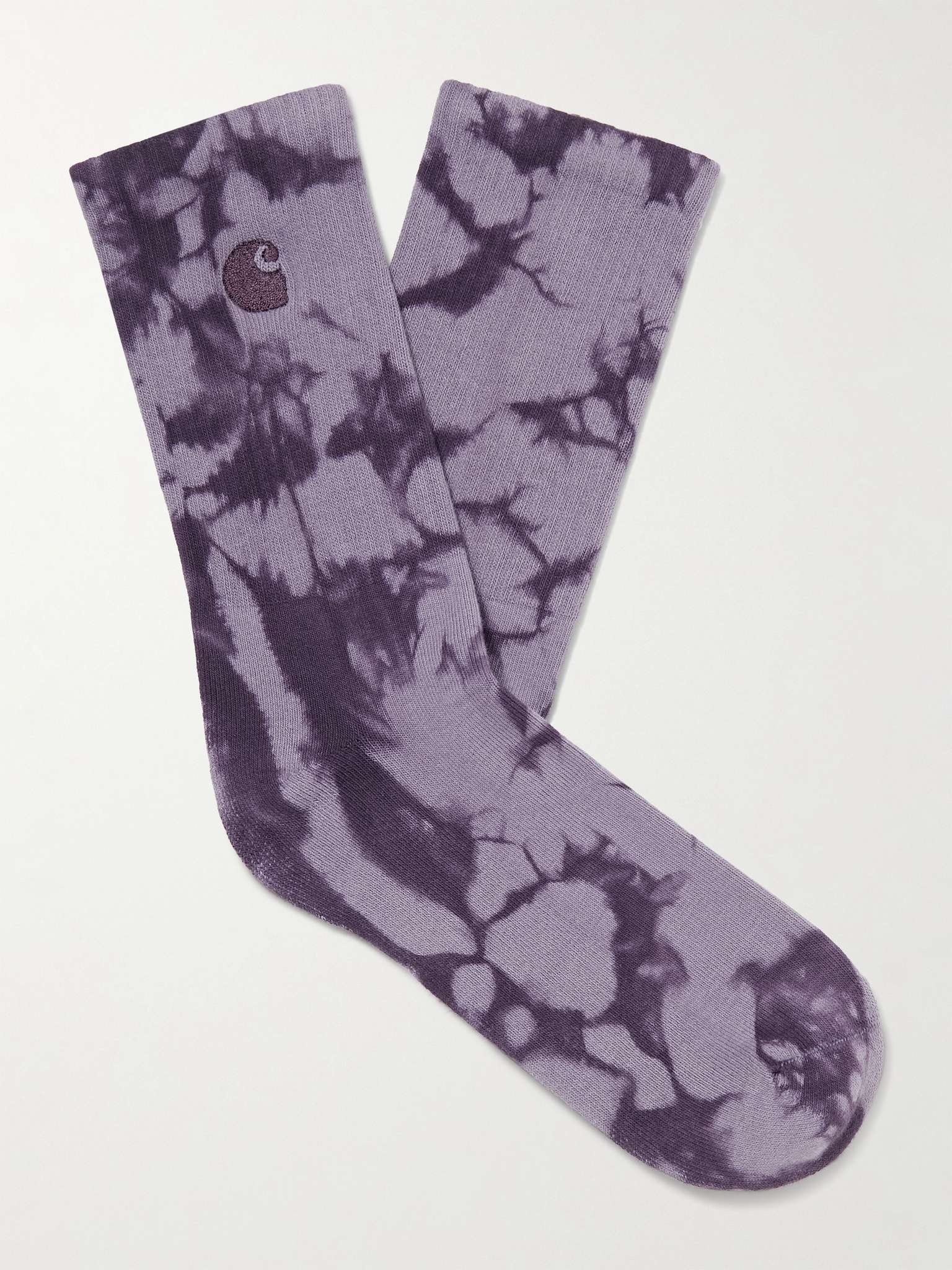 Vista Tie-Dyed Cotton-Blend Socks - 1