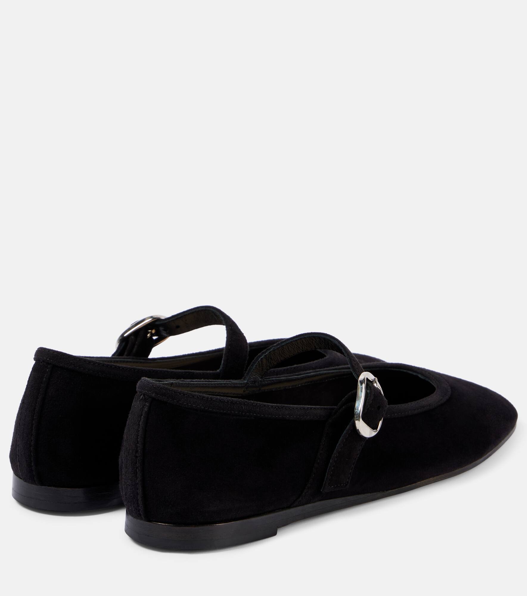 Suede Mary Jane flats - 3