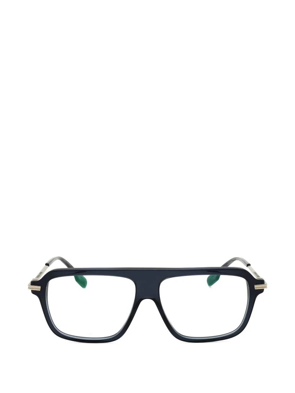 geometric-frame glasses - 1