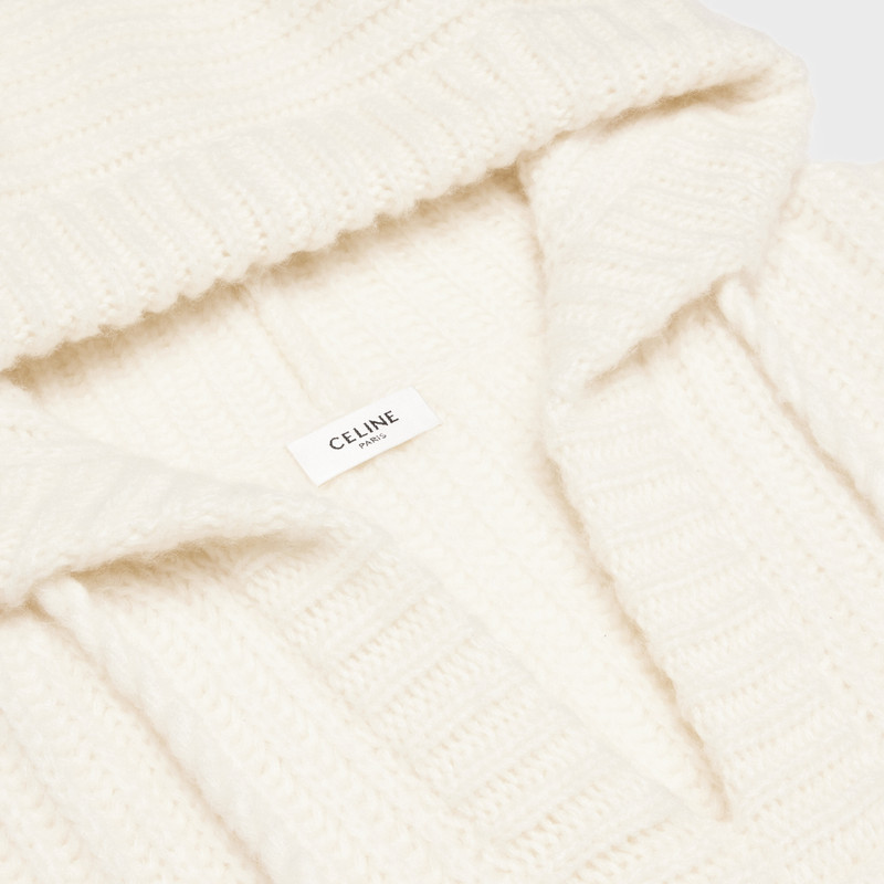 RIBBED BAJA IN SILK AND CASHMERE 3