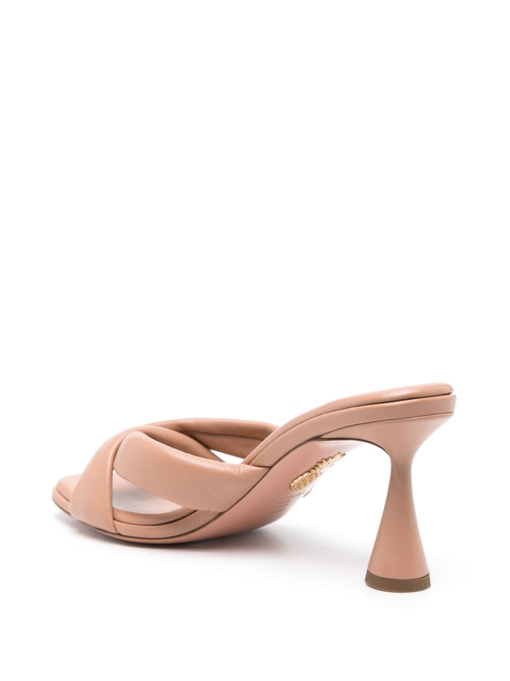 Amore 75mm leather mules - 3
