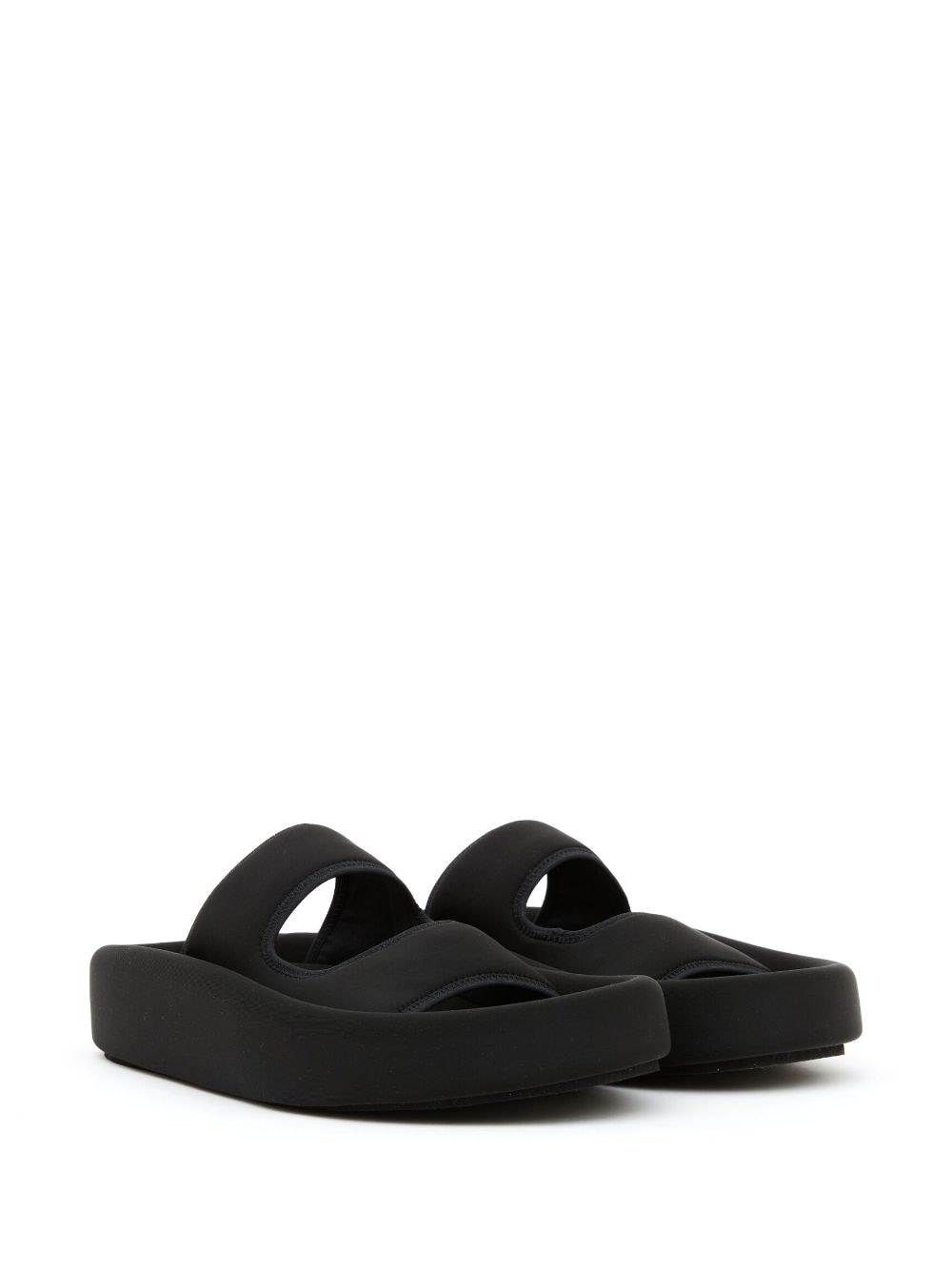double-strap platform sandals - 4