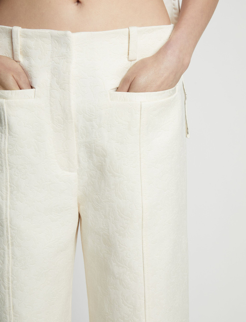 Proenza Schouler Cotton Wool Jacquard Pant outlook